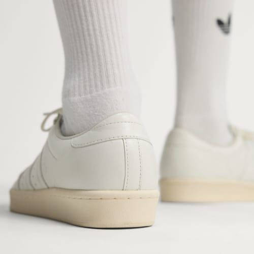 adidas Superstar Vintage Core White Cream KH7754 on foot back