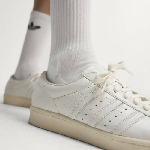 adidas Superstar Vintage Core White Cream KH7754 side stripes