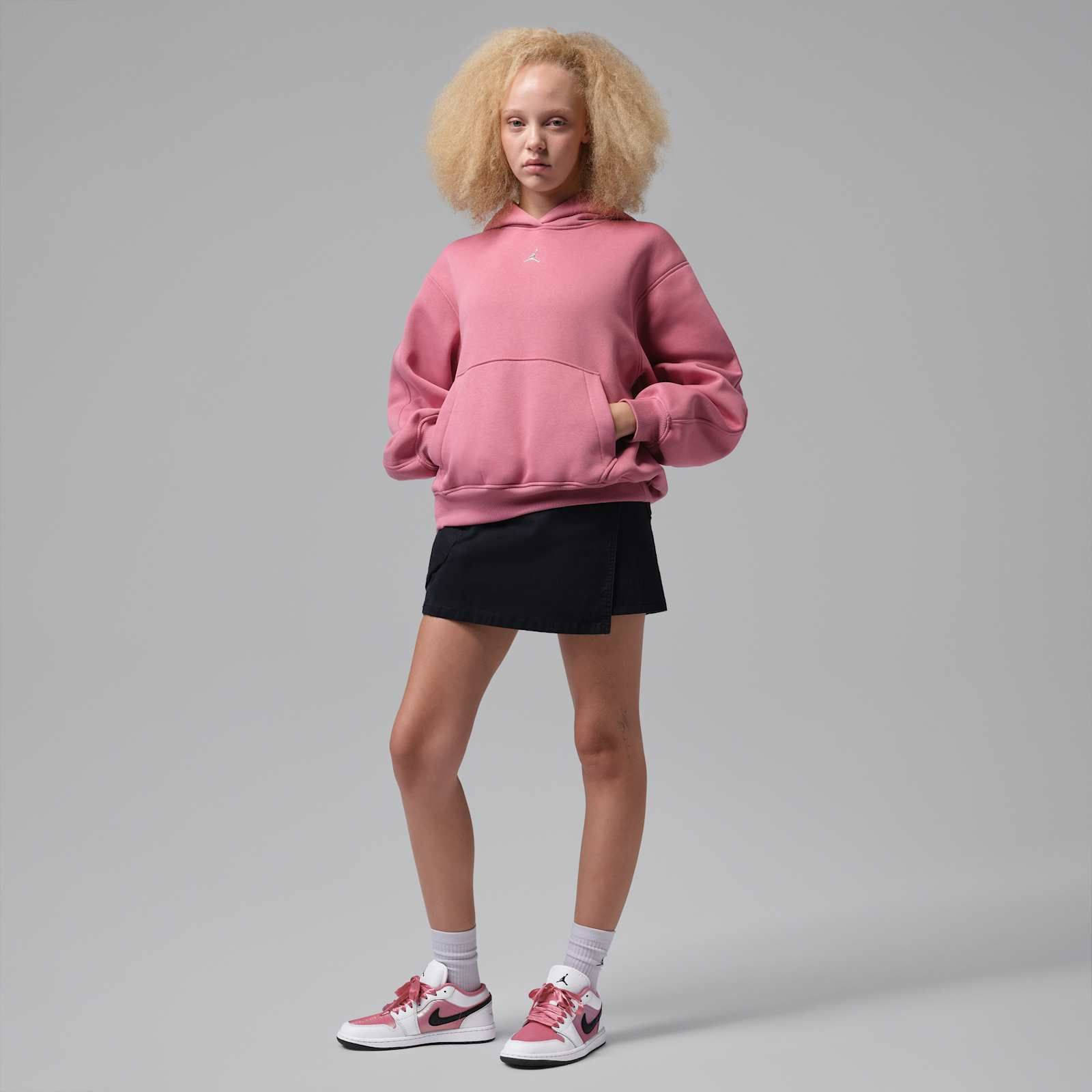 Air Jordan 1 Low SE White Desert Berry IO0668-100 on foot