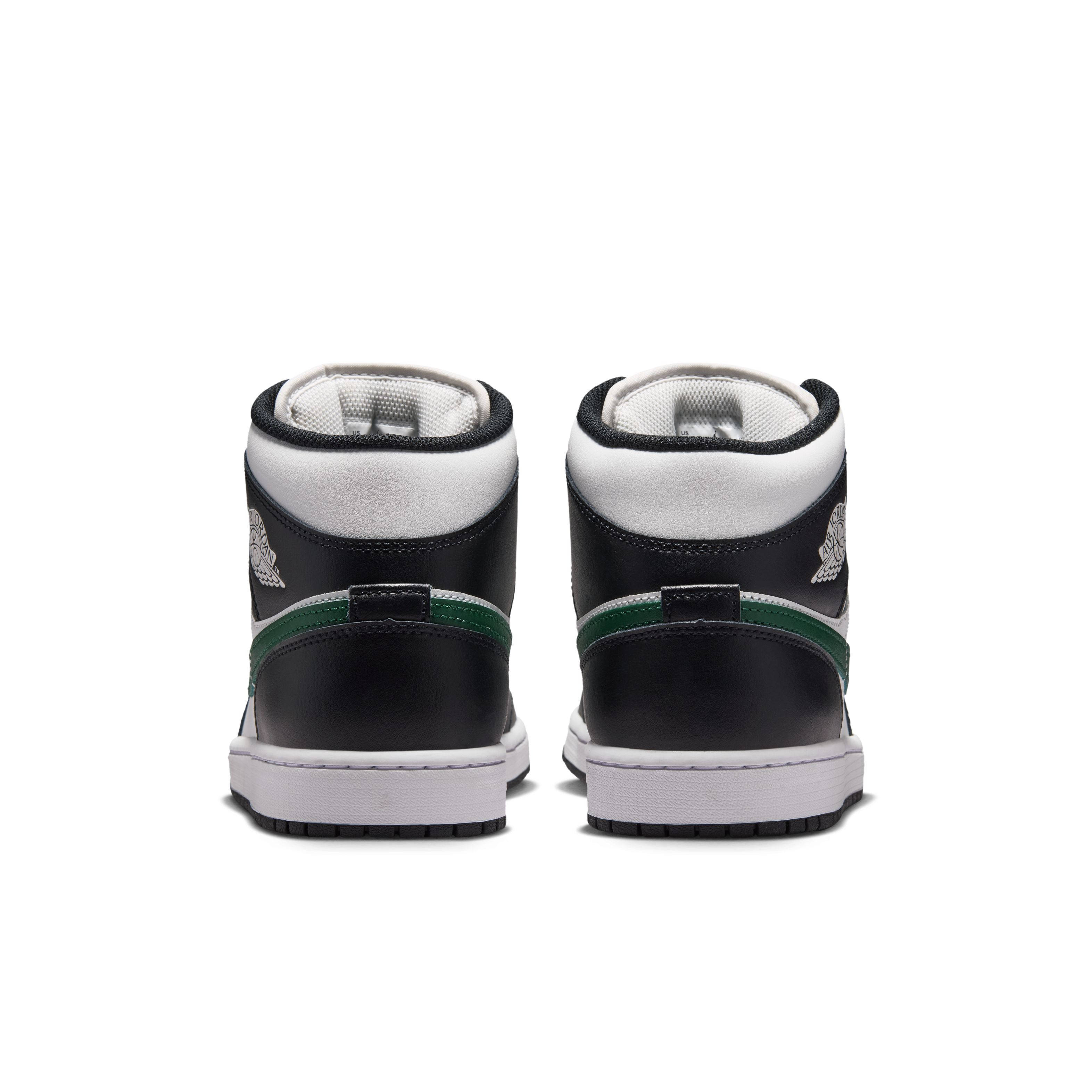 Air Jordan 1 Mid Black Gorge Green DQ8426-004 back