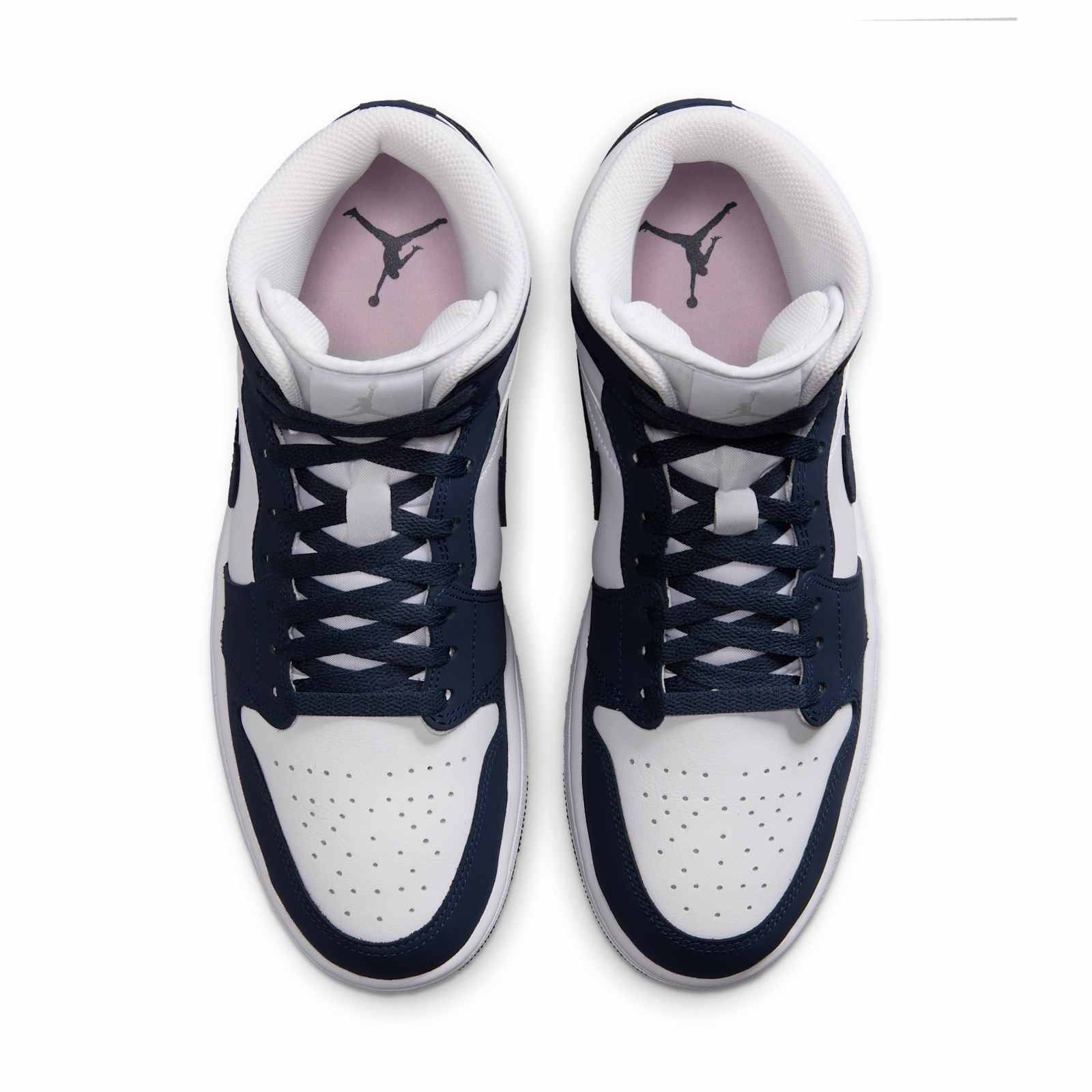 Air Jordan 1 Mid Obsidian White IV6046-400 middle