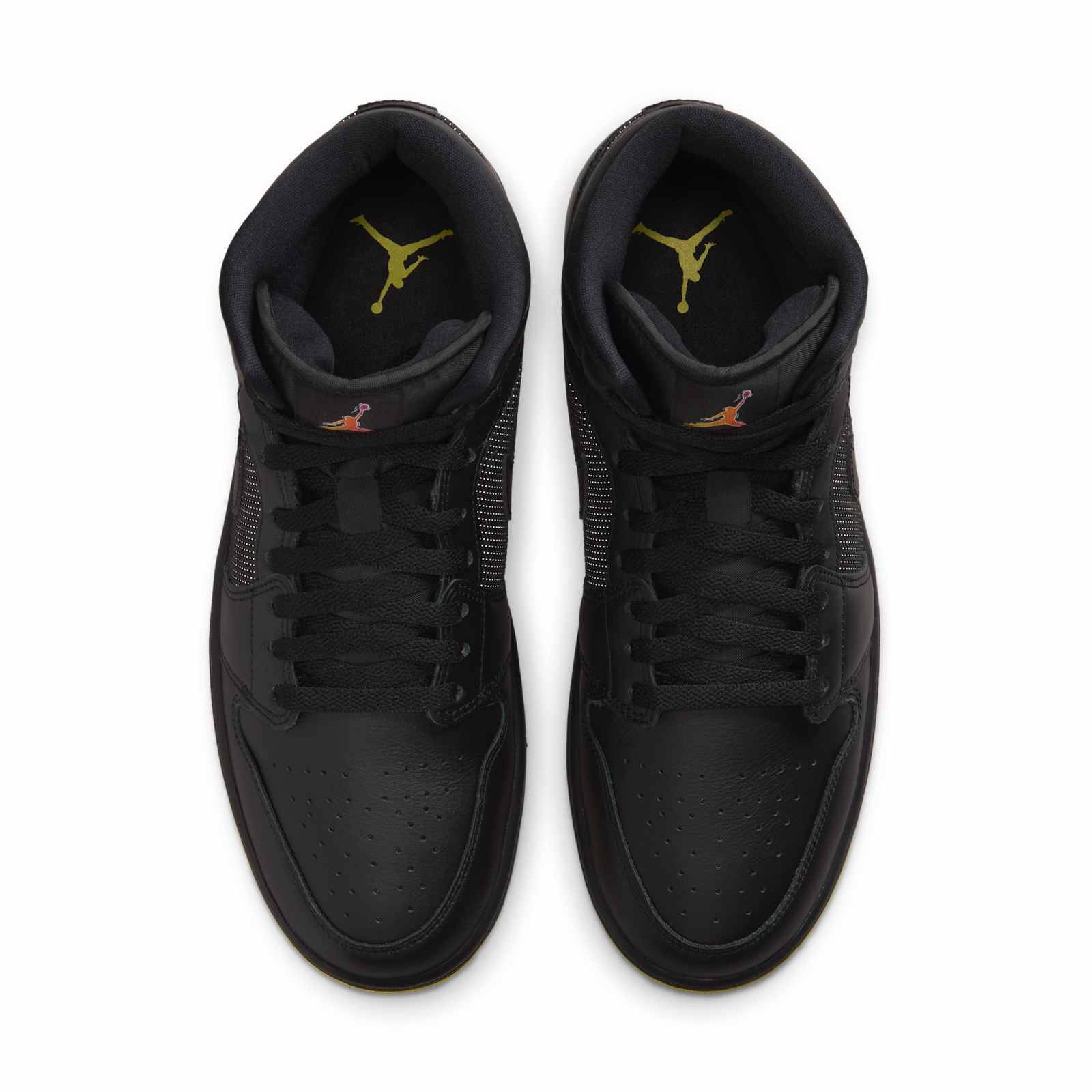 Air Jordan 1 Mid SE Black Opti Yellow IO2052-001 middle
