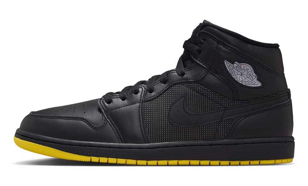 Air Jordan 1 Mid SE Black Opti Yellow IO2052-001