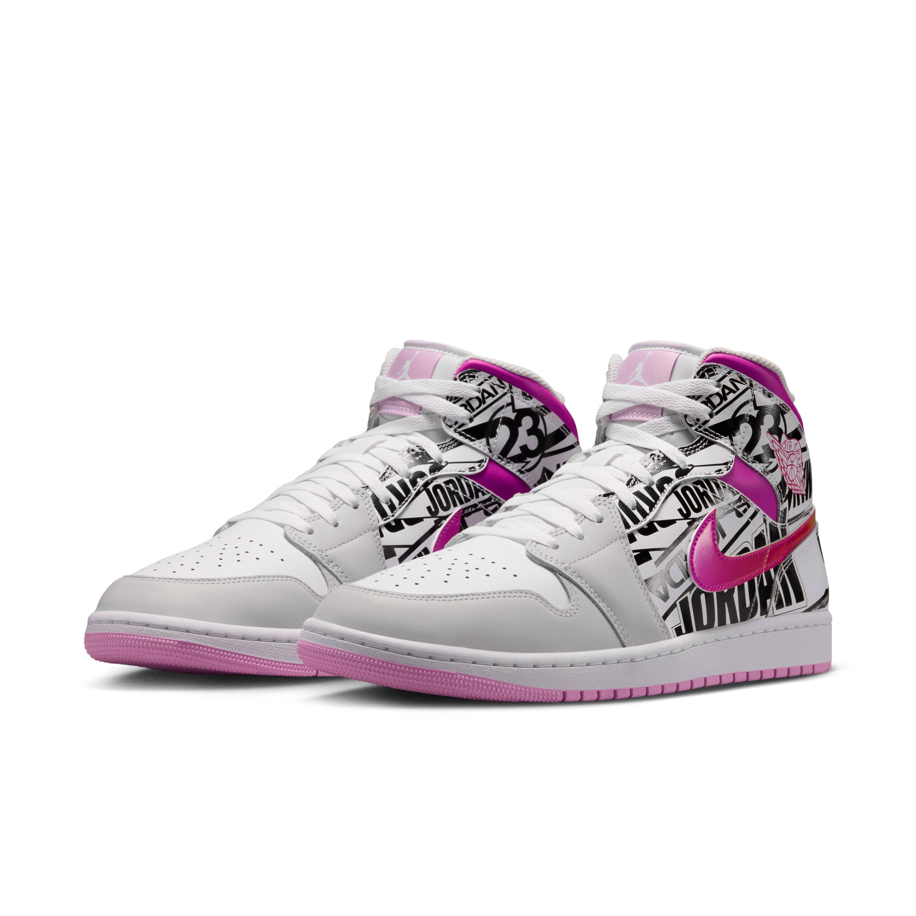 Air Jordan 1 Mid What The Logo IX3522-101 front
