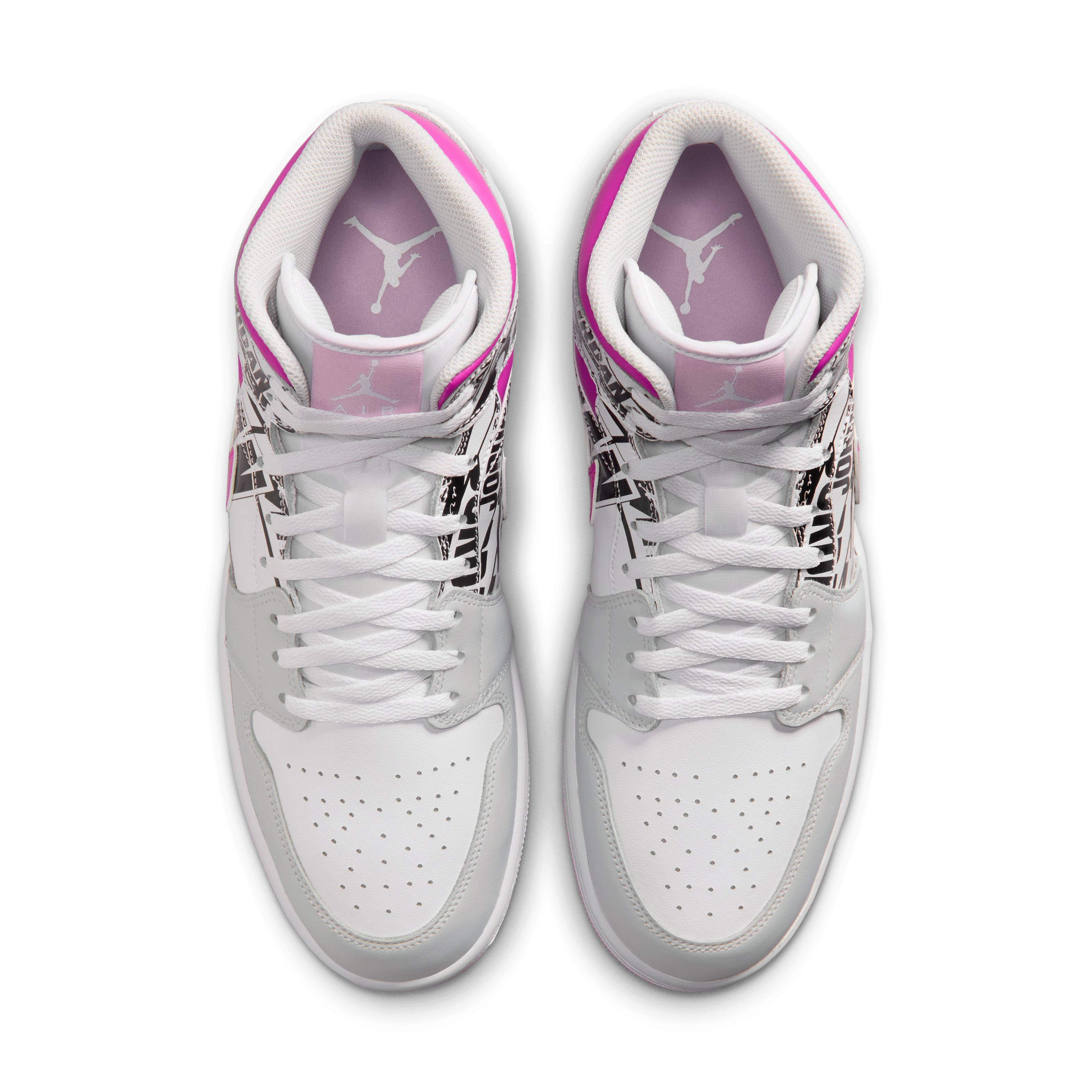 Air Jordan 1 Mid What The Logo IX3522-101 middle