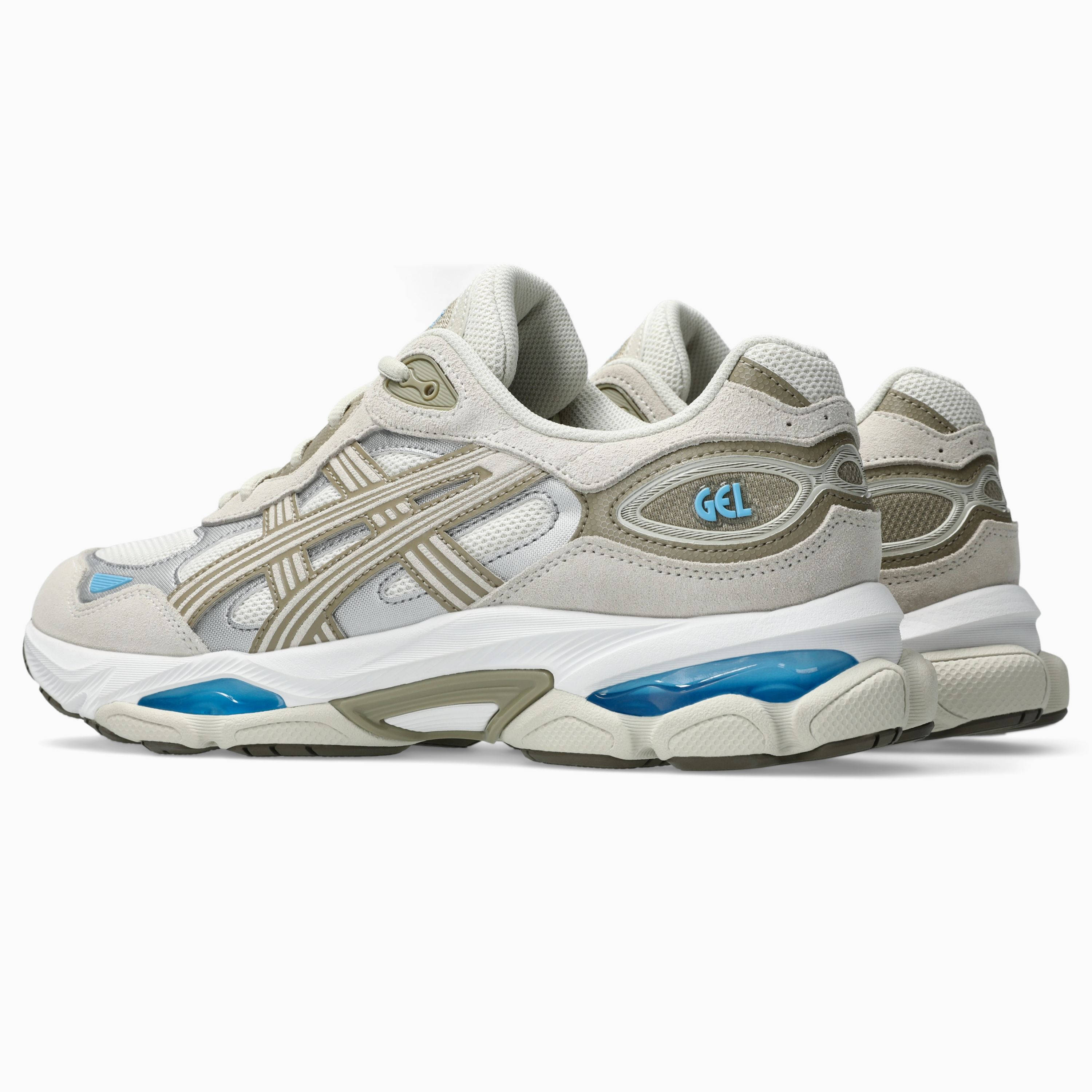 ASICS Gel-NYC 2.0 Cream Smoke Grey Blue 1203A895-103 side