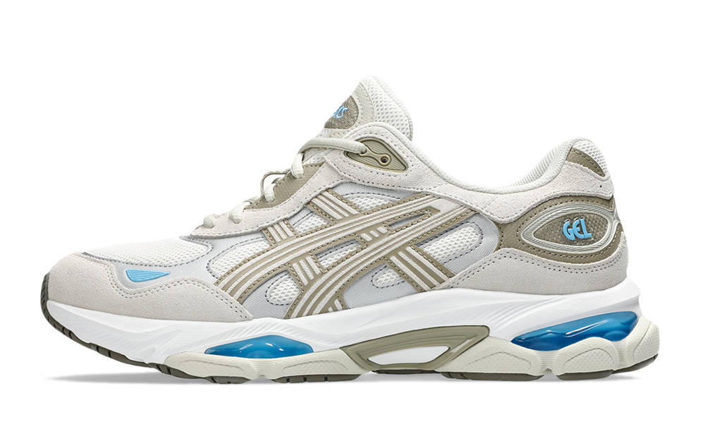 ASICS Gel-NYC 2.0 Cream Smoke Grey Blue