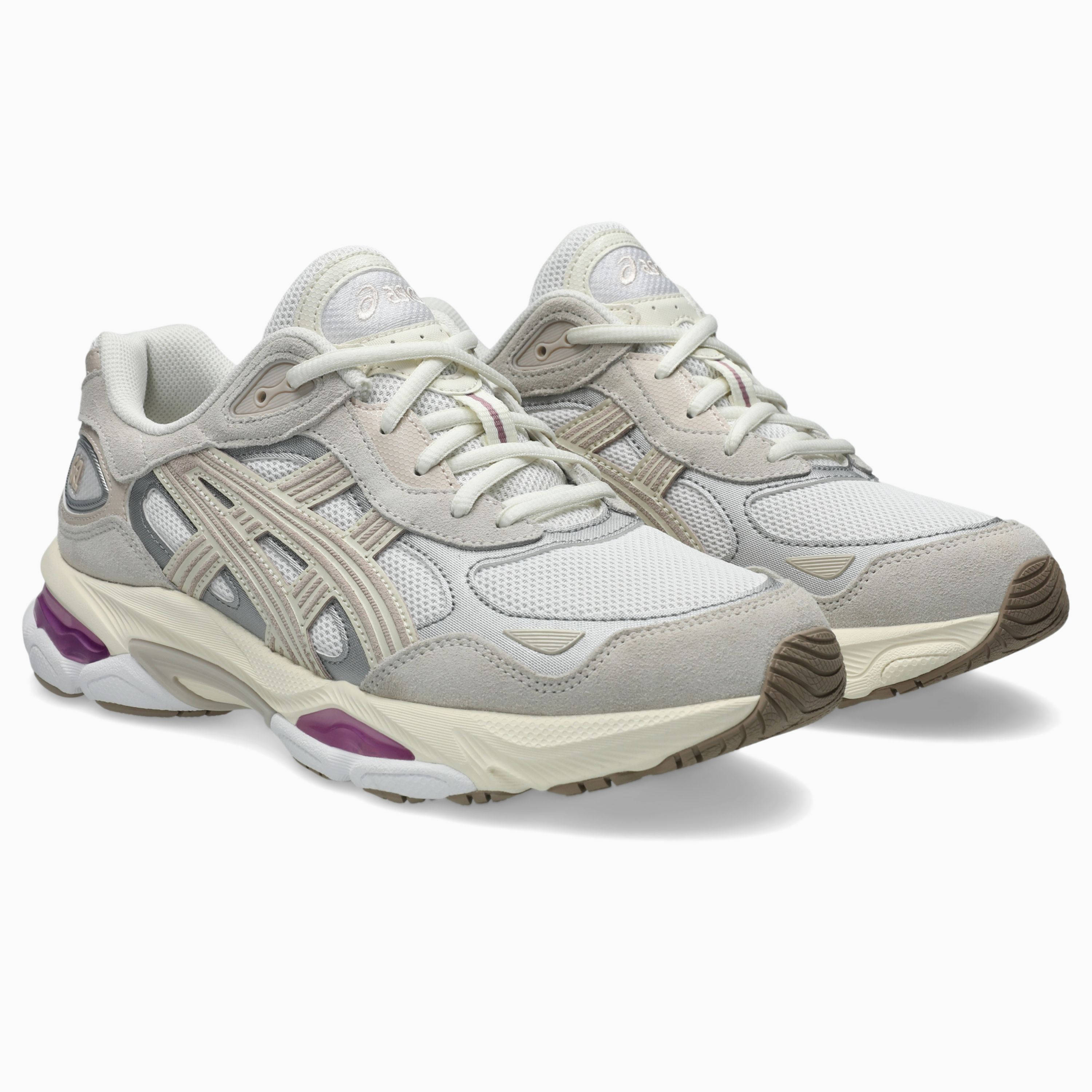 ASICS Gel-NYC 2.0 White Cream Purple 1203A895-101 front