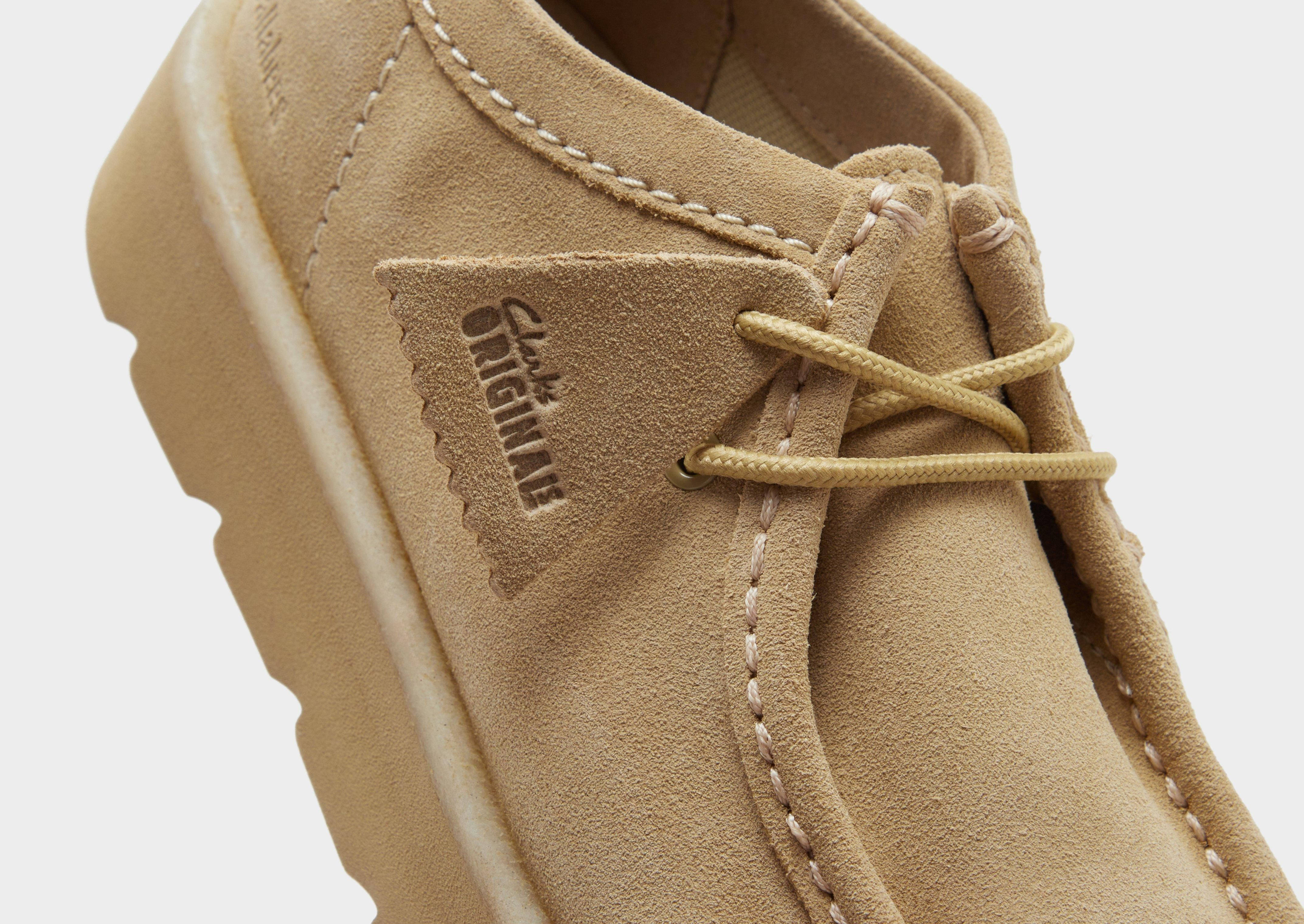 Clarks Meare Walla Beige 19759793 side