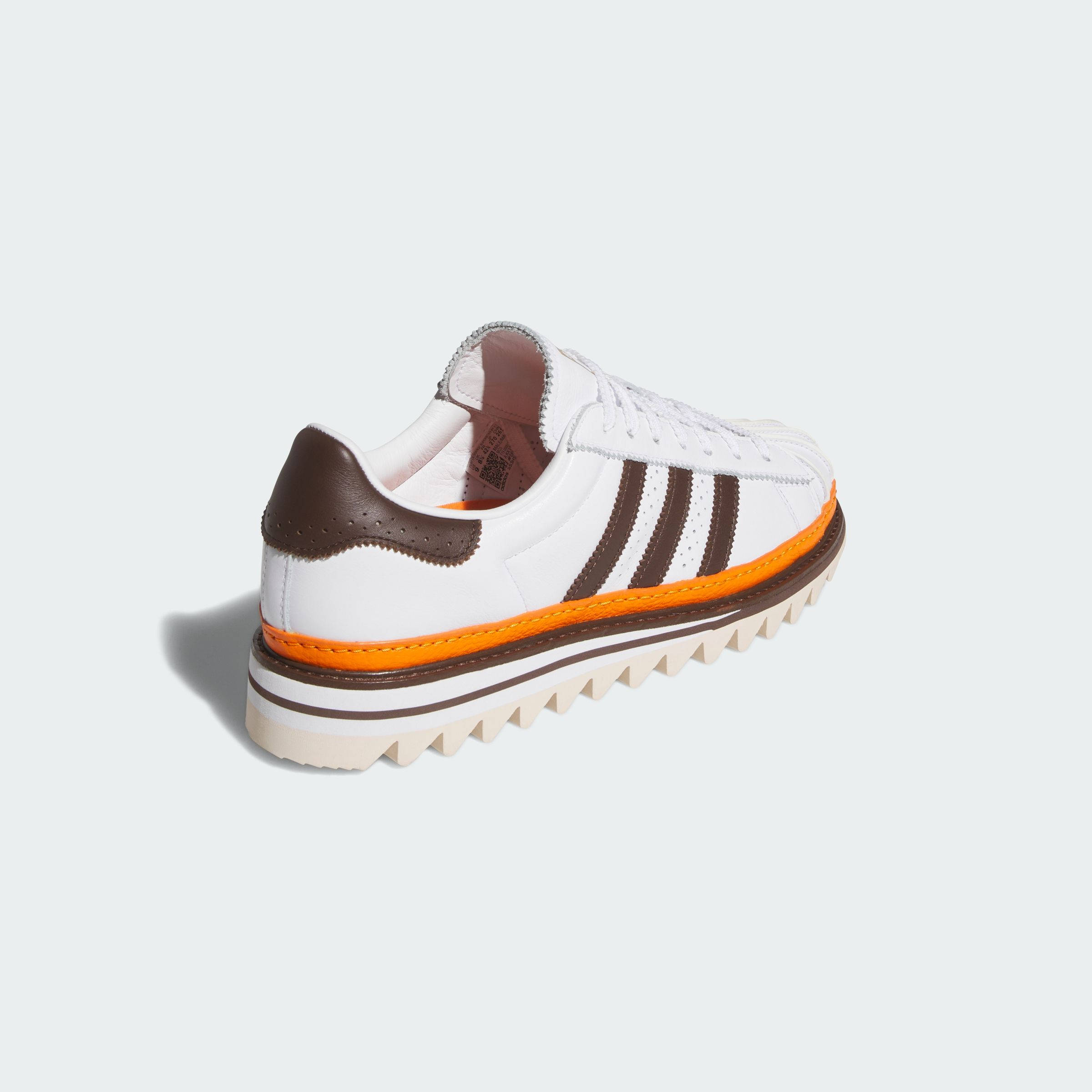 CLOT by Edison Chen x adidas Superstar White Coffee KK1388 back