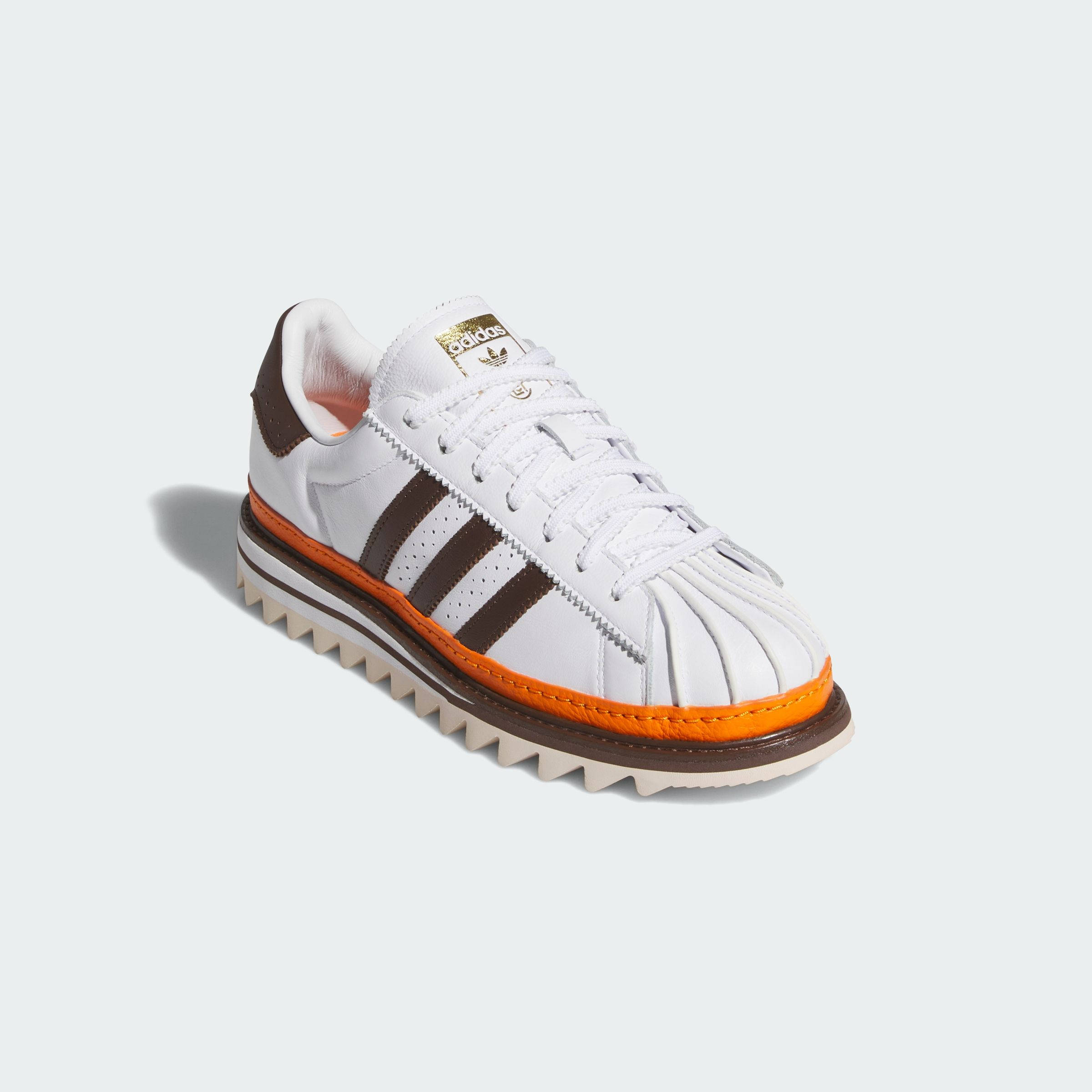 CLOT by Edison Chen x adidas Superstar White Coffee KK1388 front