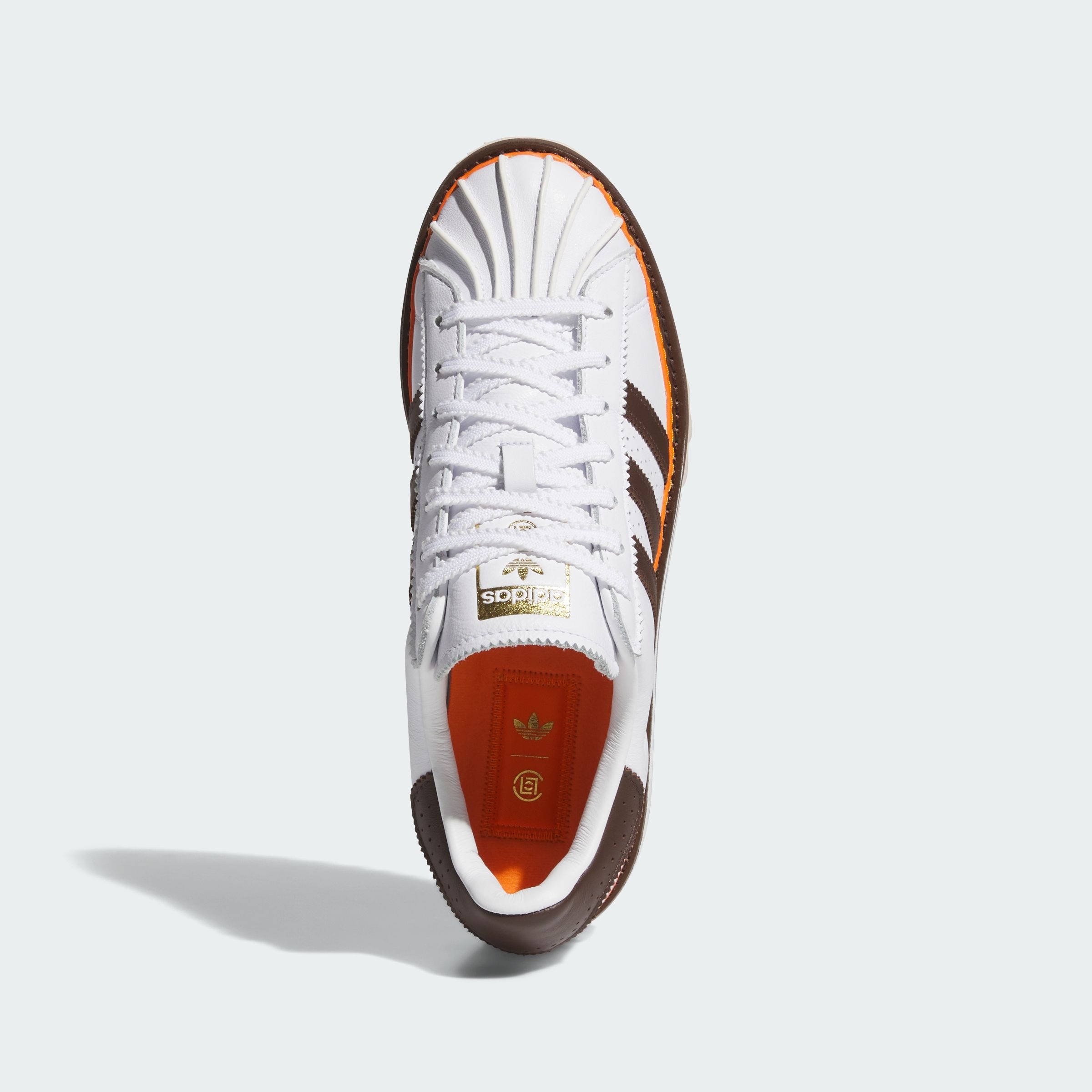 CLOT by Edison Chen x adidas Superstar White Coffee KK1388 middle