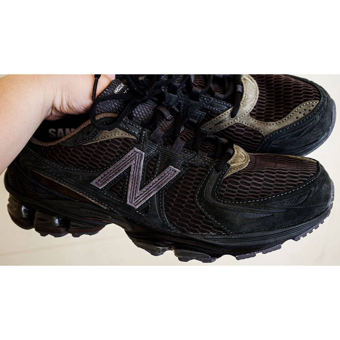 Comme des Garçons x New Balance 1226 Charcoal Khaki side