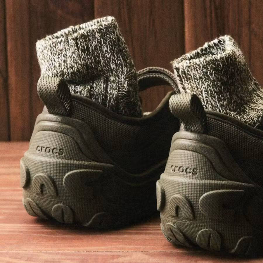 Crocs Terre Tech Dusty Olive 212838-3J5 heel