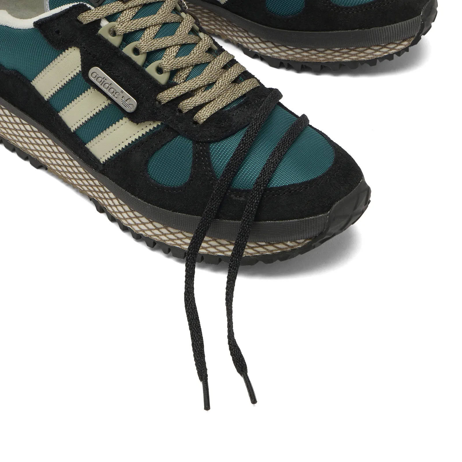 END. x adidas NY II Outdoor SPZL Green Black Detail
