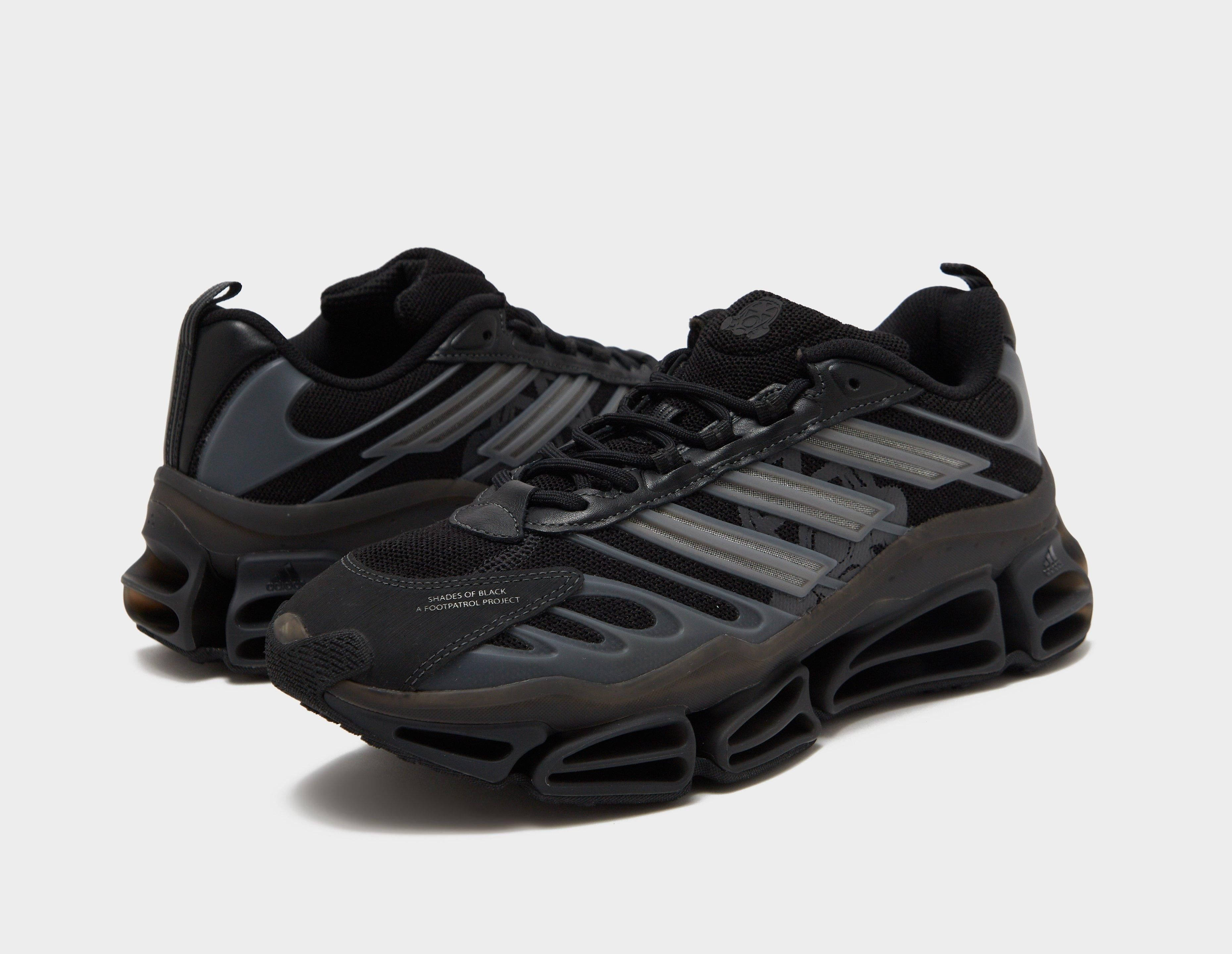 Footpatrol × adidas Megaride AG Core Black LA0200 front
