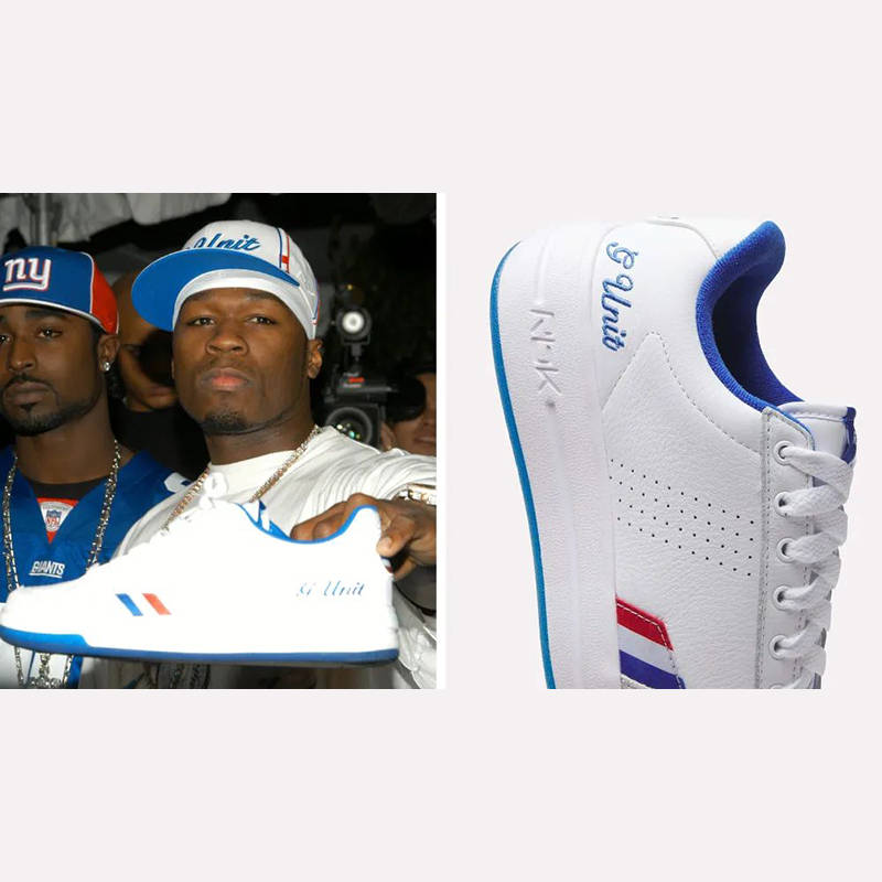 G-Unit x Reebok G-6 White Blue Red 100289469 first look