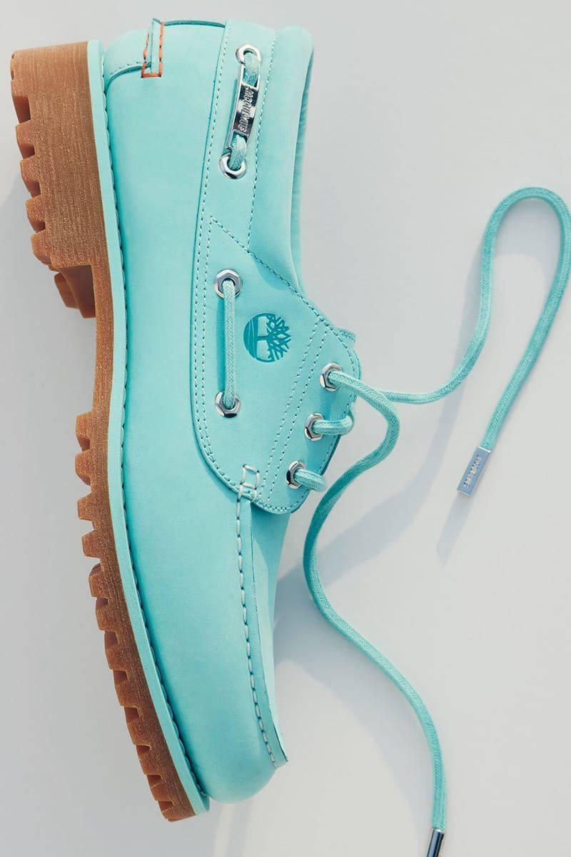 Jacquemus x Timberland Authentic Boat Lagoon Blue