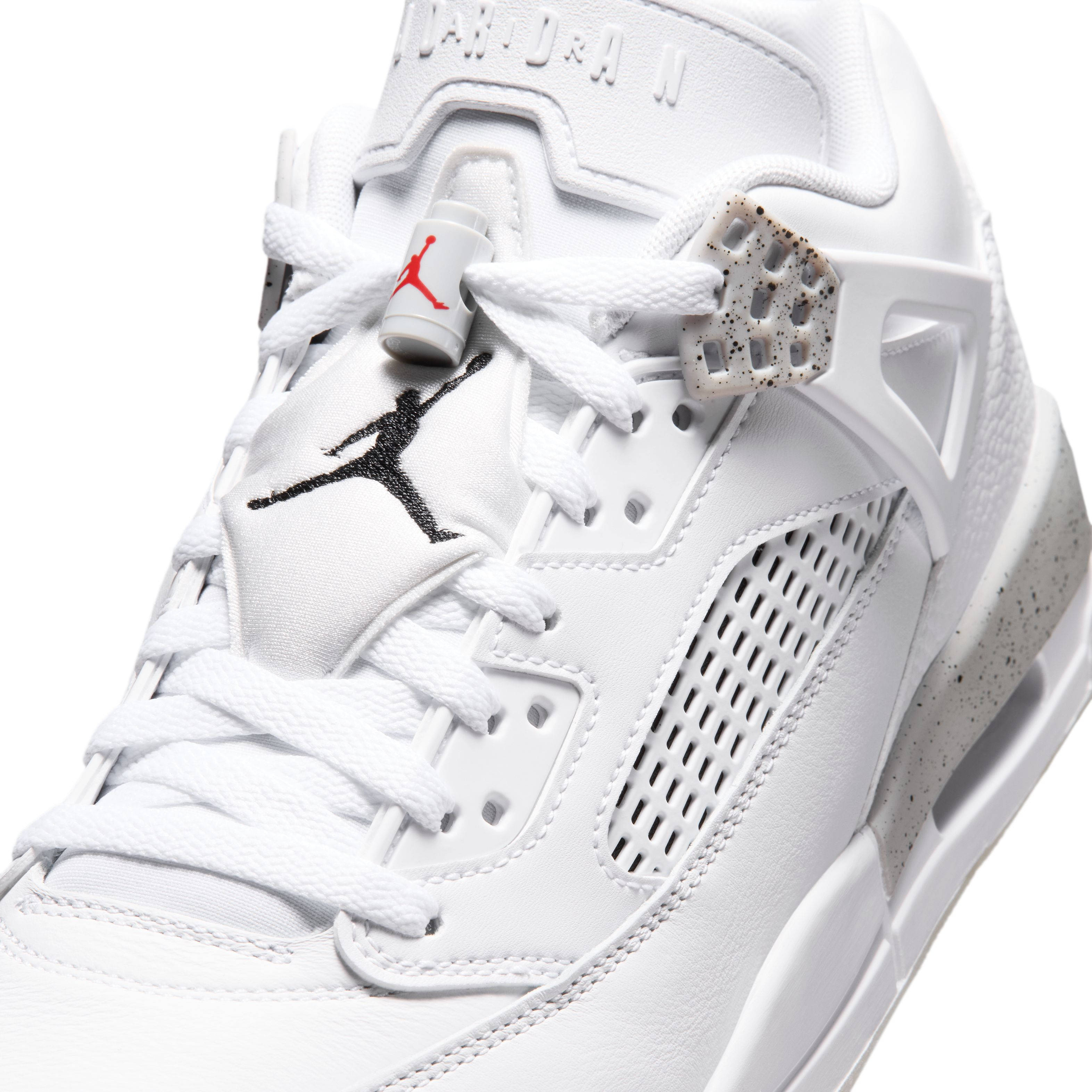 Jordan Spizike Low White Grey Fog IV6047-100 tongue