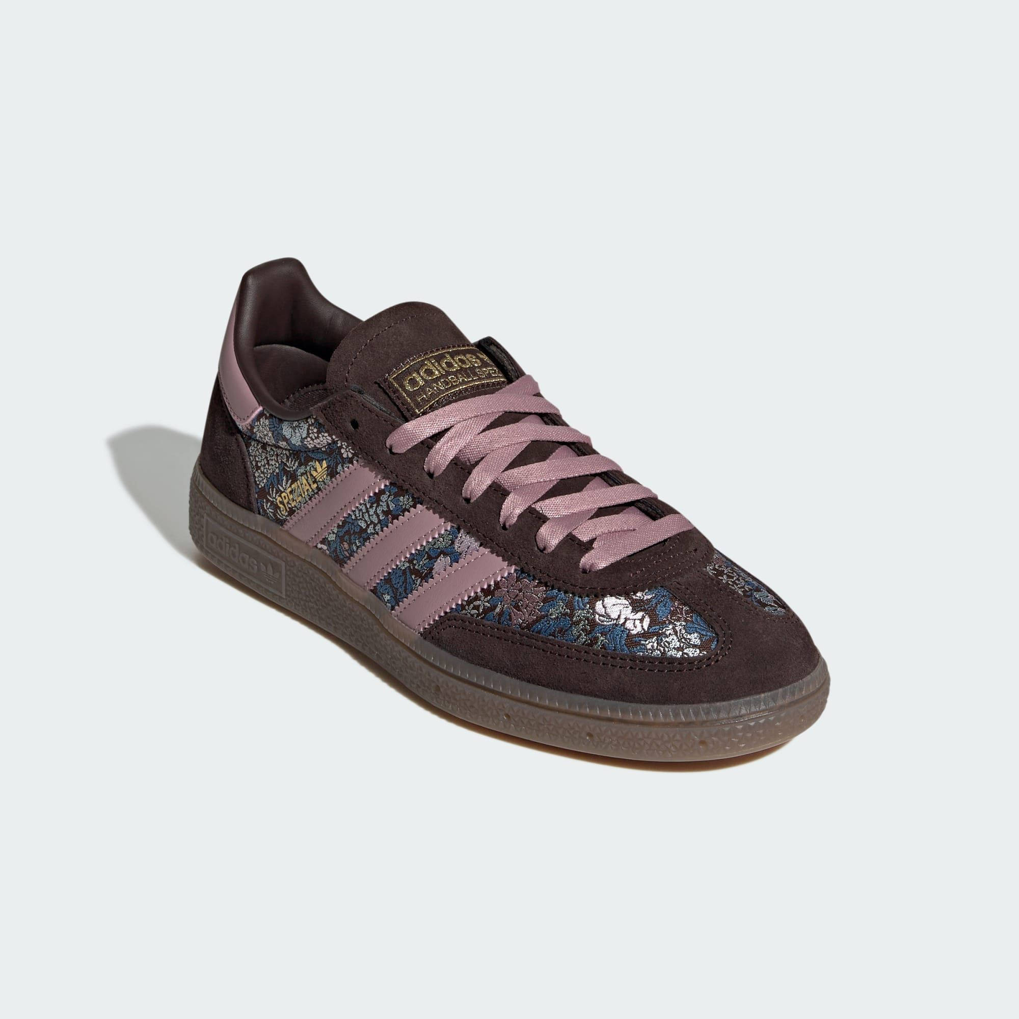 Liberty London x adidas Handball Spezial Brown Multi KH9814 front