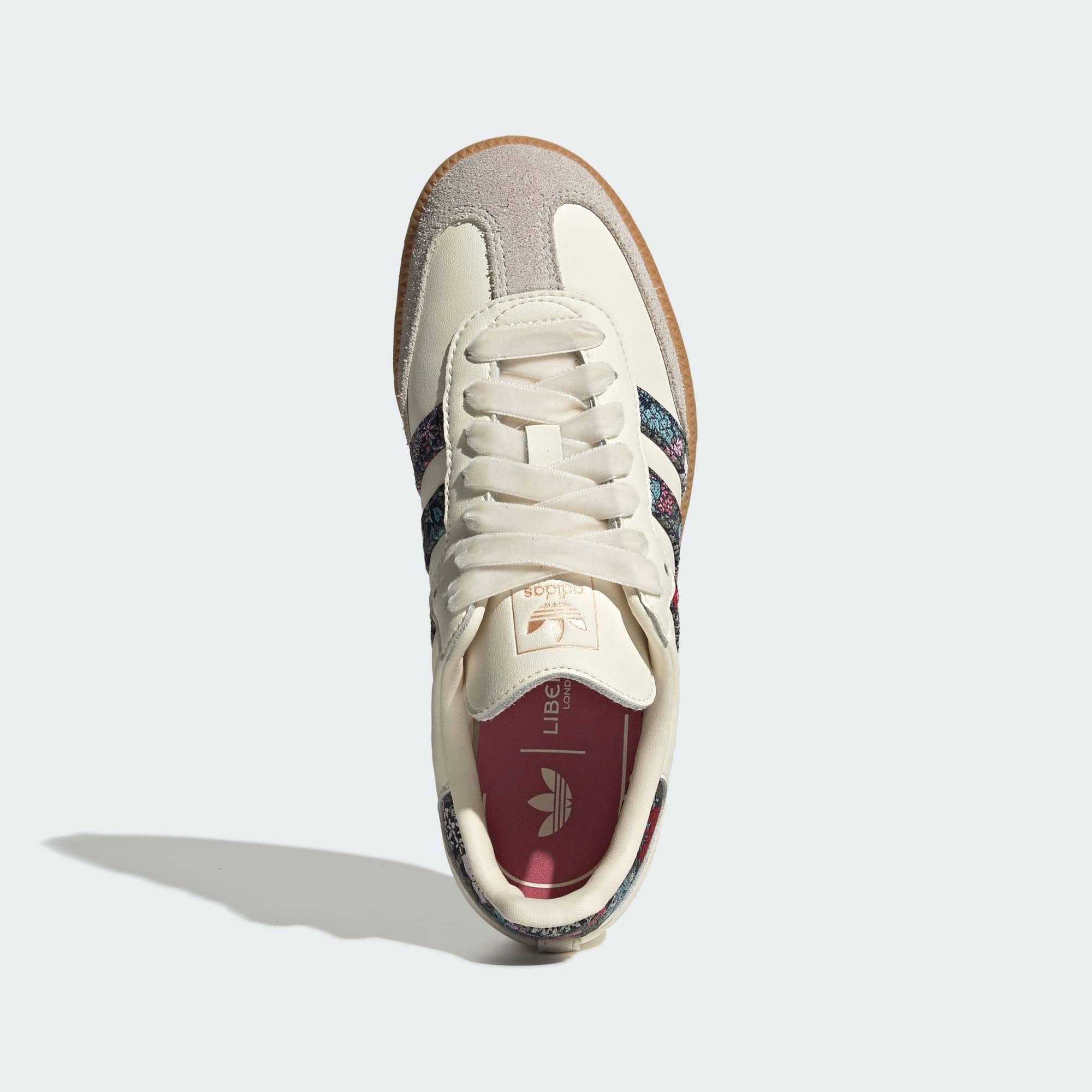 Liberty London x adidas Samba GS Cream White Top
