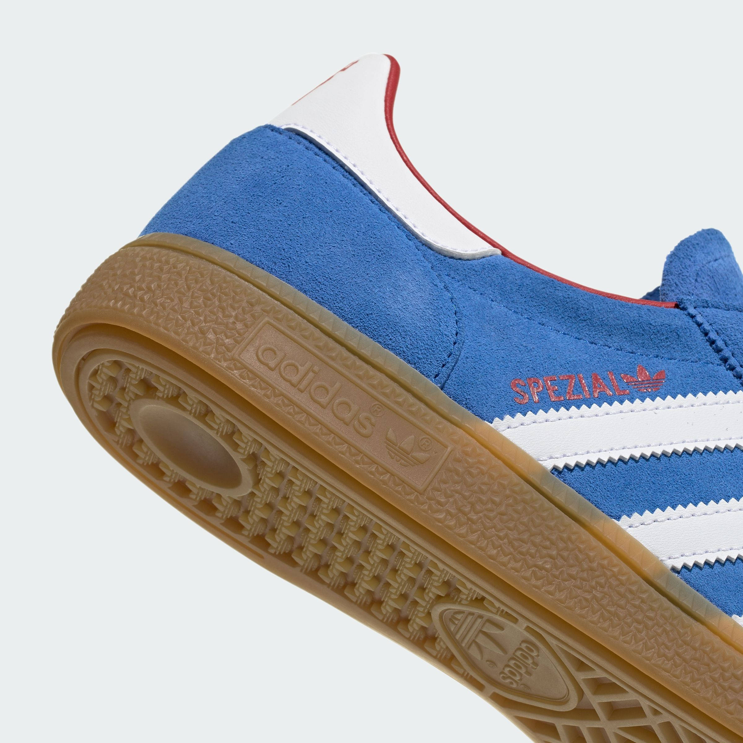 Manchester United x adidas Handball Spezial Royal Blue Red KK3015 heel