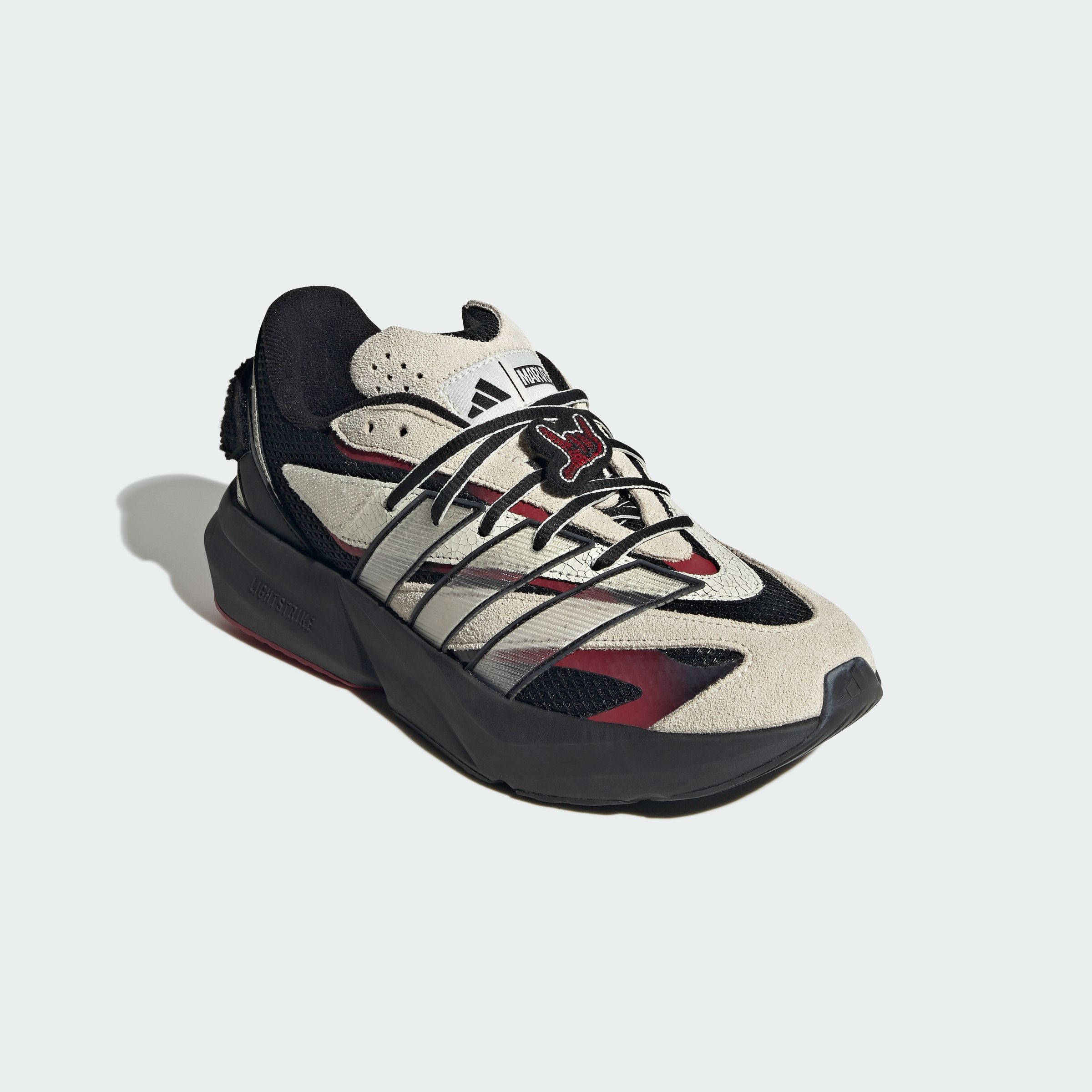 Marvel x adidas Lightblaze Spider-Man Black White KJ7618 front