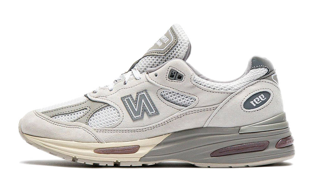 New Balance 991v2 Wind Chime White U991AC2