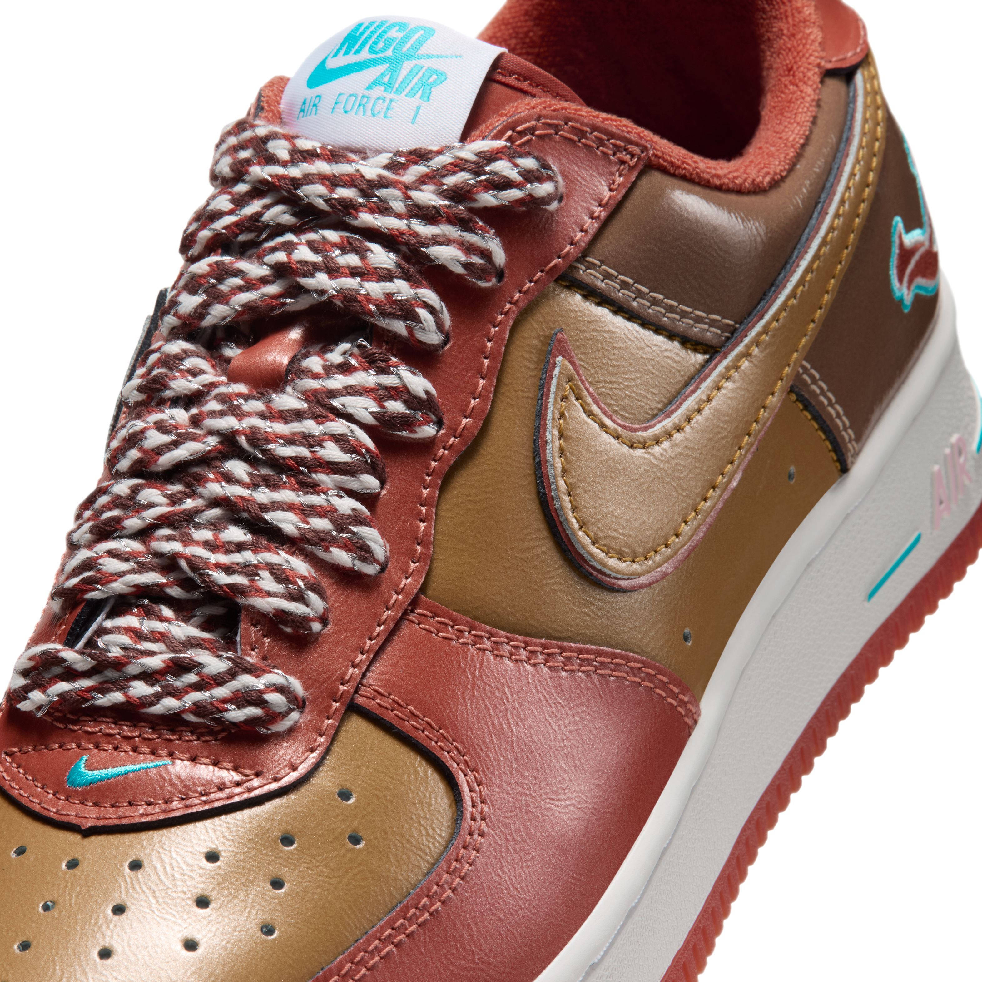 NIGO x J-Hope x Nike Air Force 1 ‘01 Burnt Sunrise side