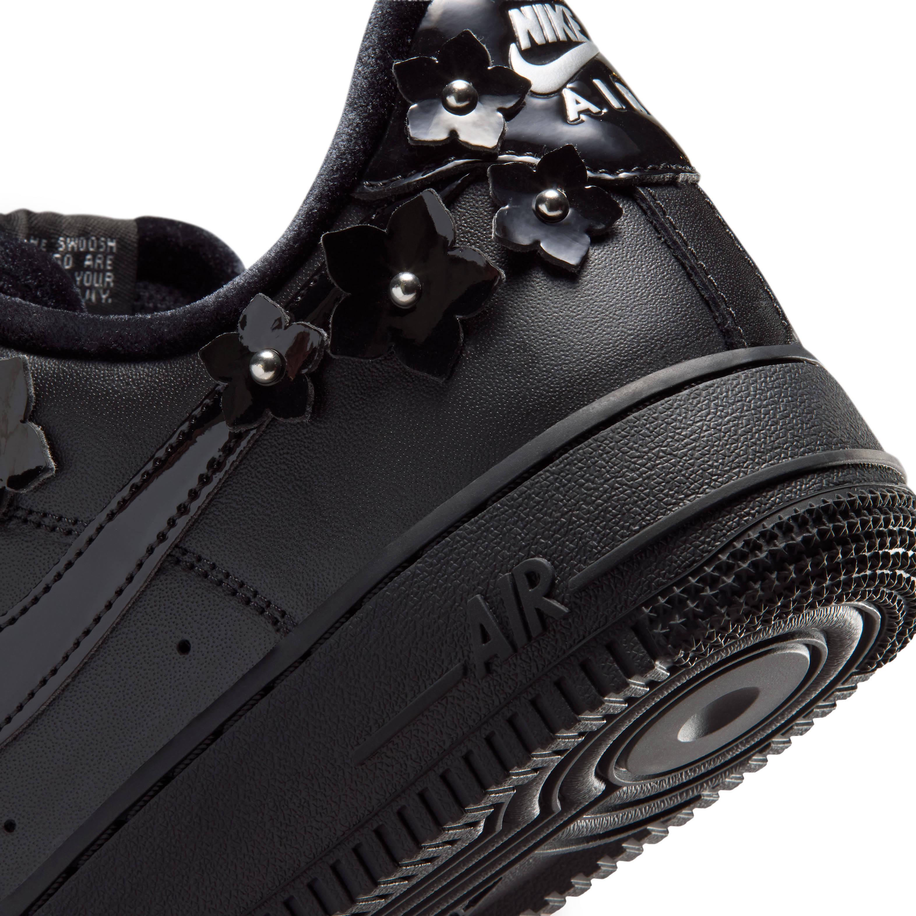 Nike Air Force 1 Florette Pack Black Detail 1