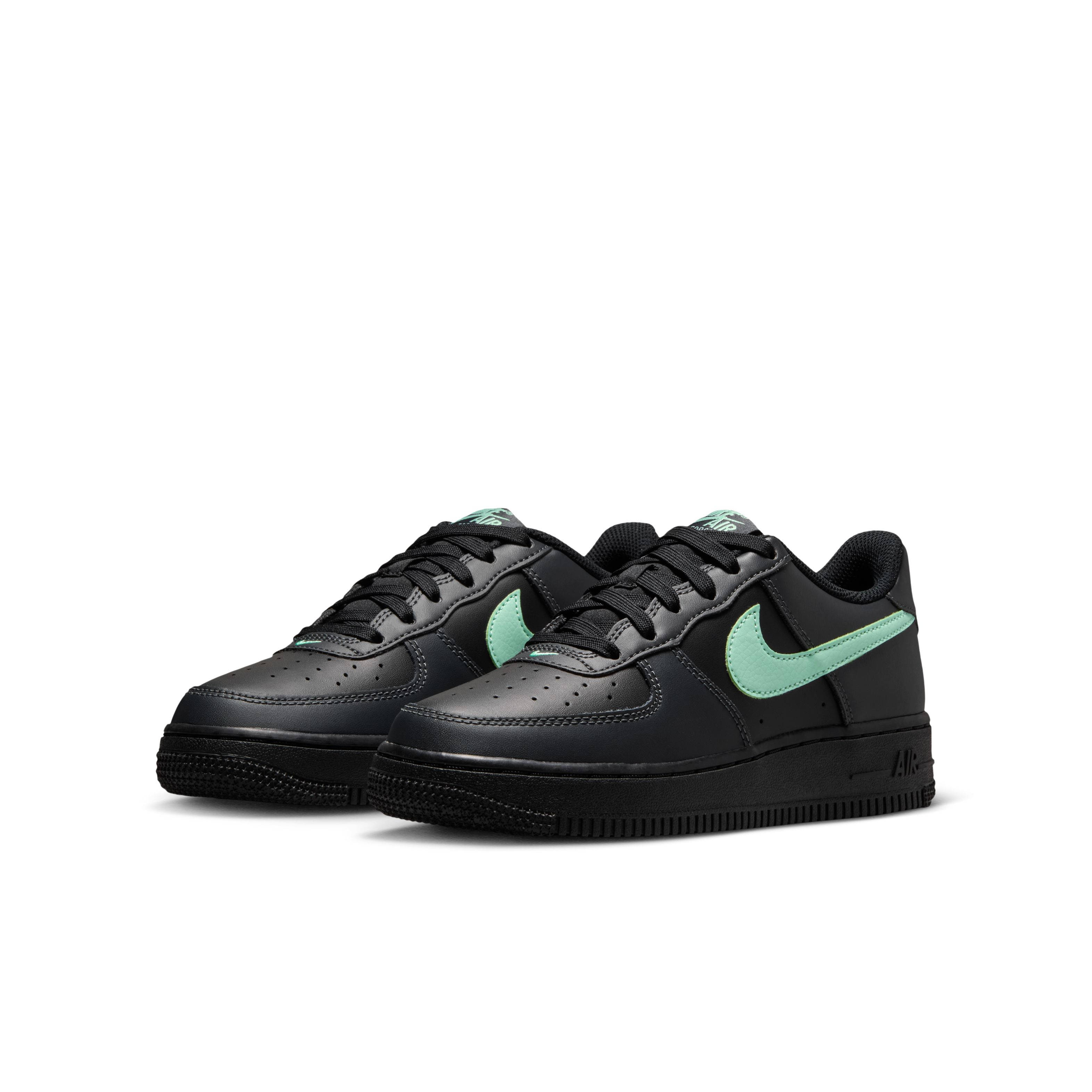 Nike Air Force 1 Low GS Black Arctic Green CT3839-018 front