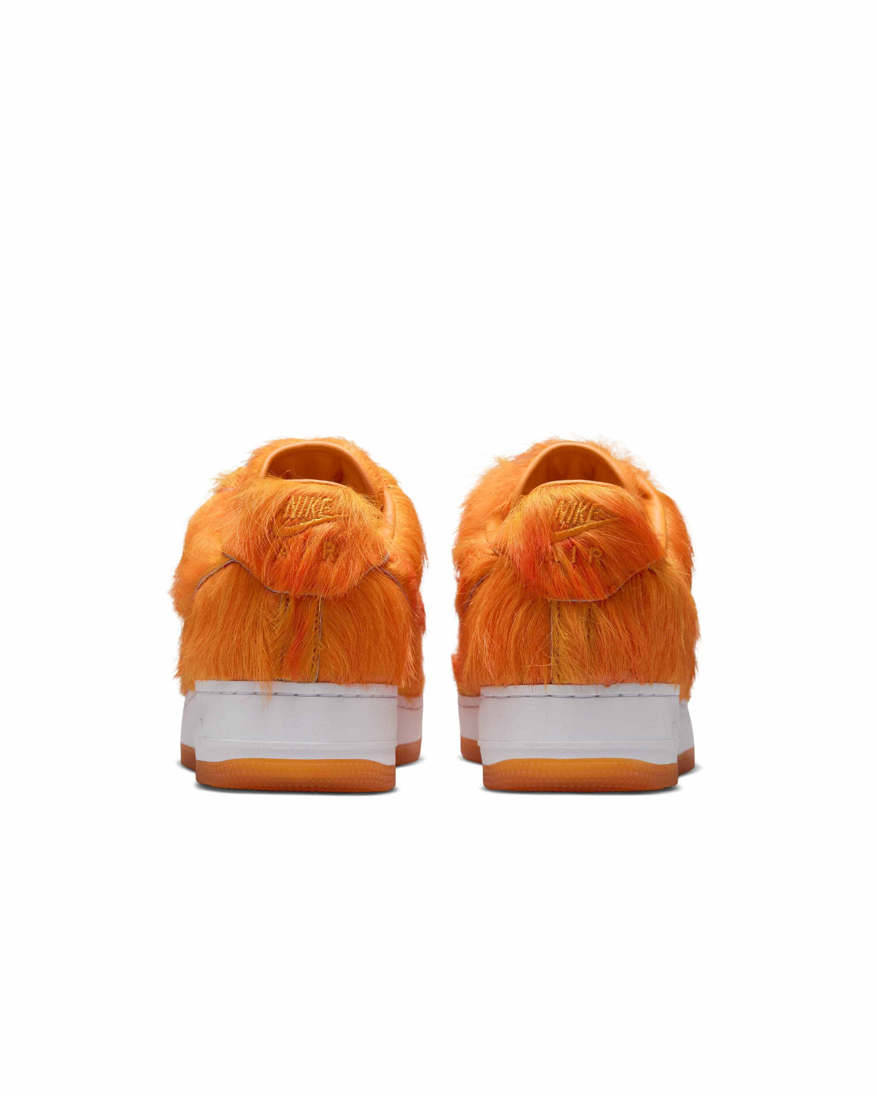 Nike Air Force 1 Low Orange Pony Hair IR1940-800 back