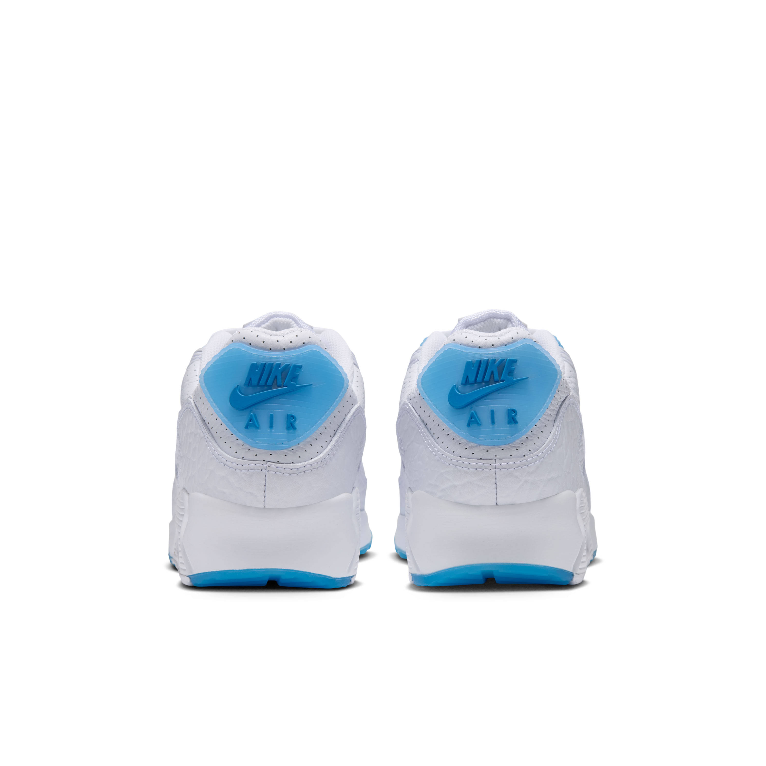 Nike Air Max 90 White Aurora Blue Heel