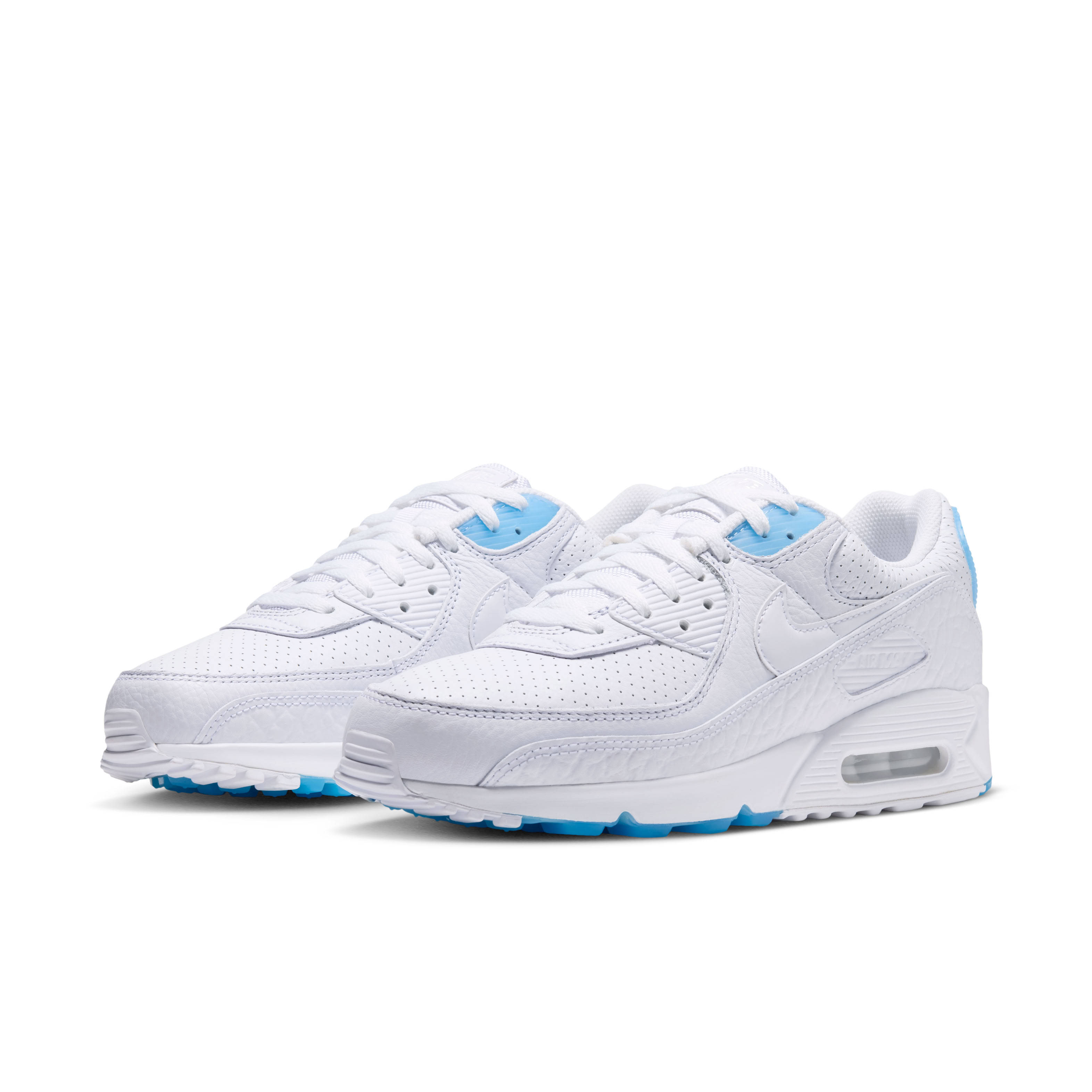 Nike Air Max 90 White Aurora Blue Pair
