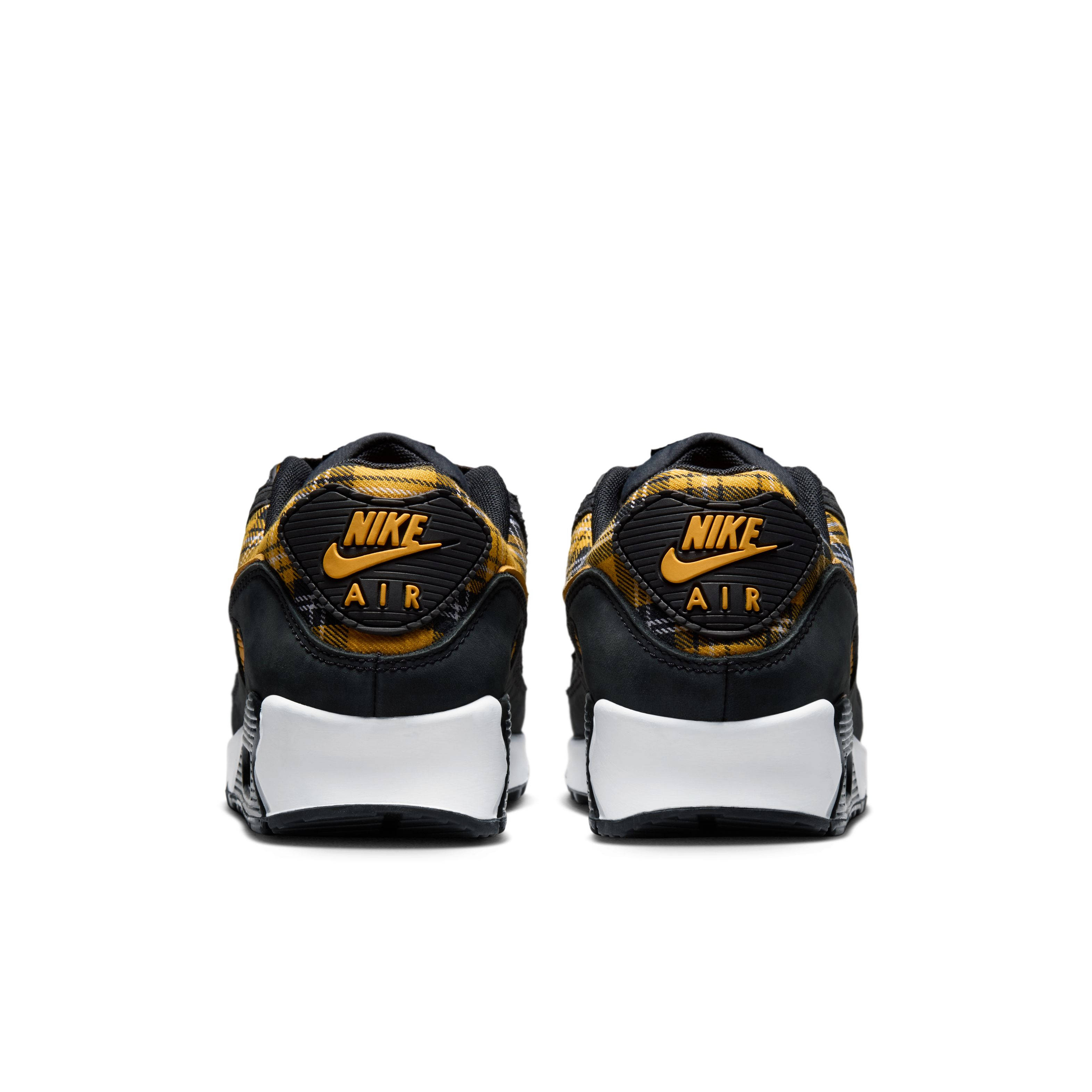 Nike Air Max 90 Yellow Plaid IR5598-001 back