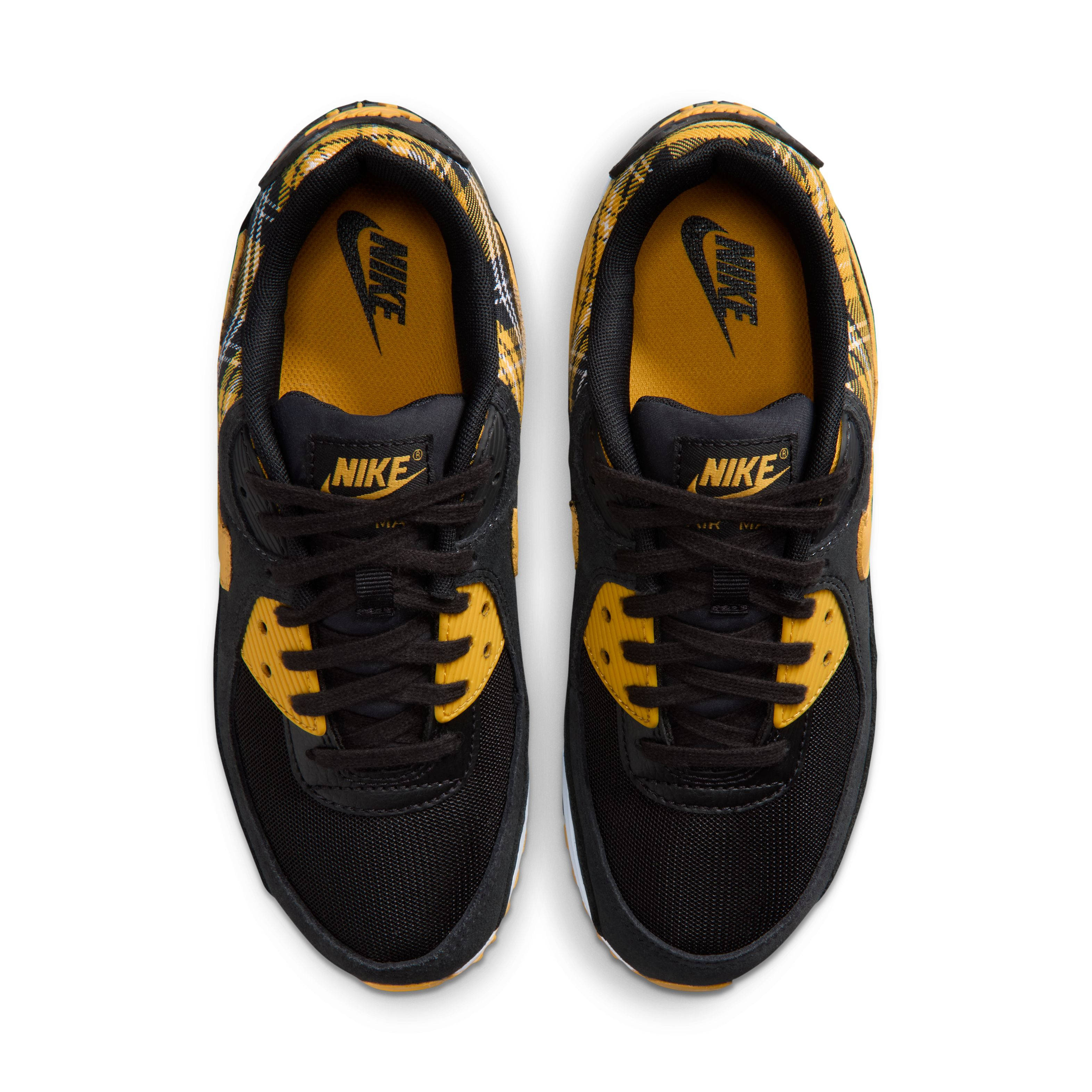 Nike Air Max 90 Yellow Plaid