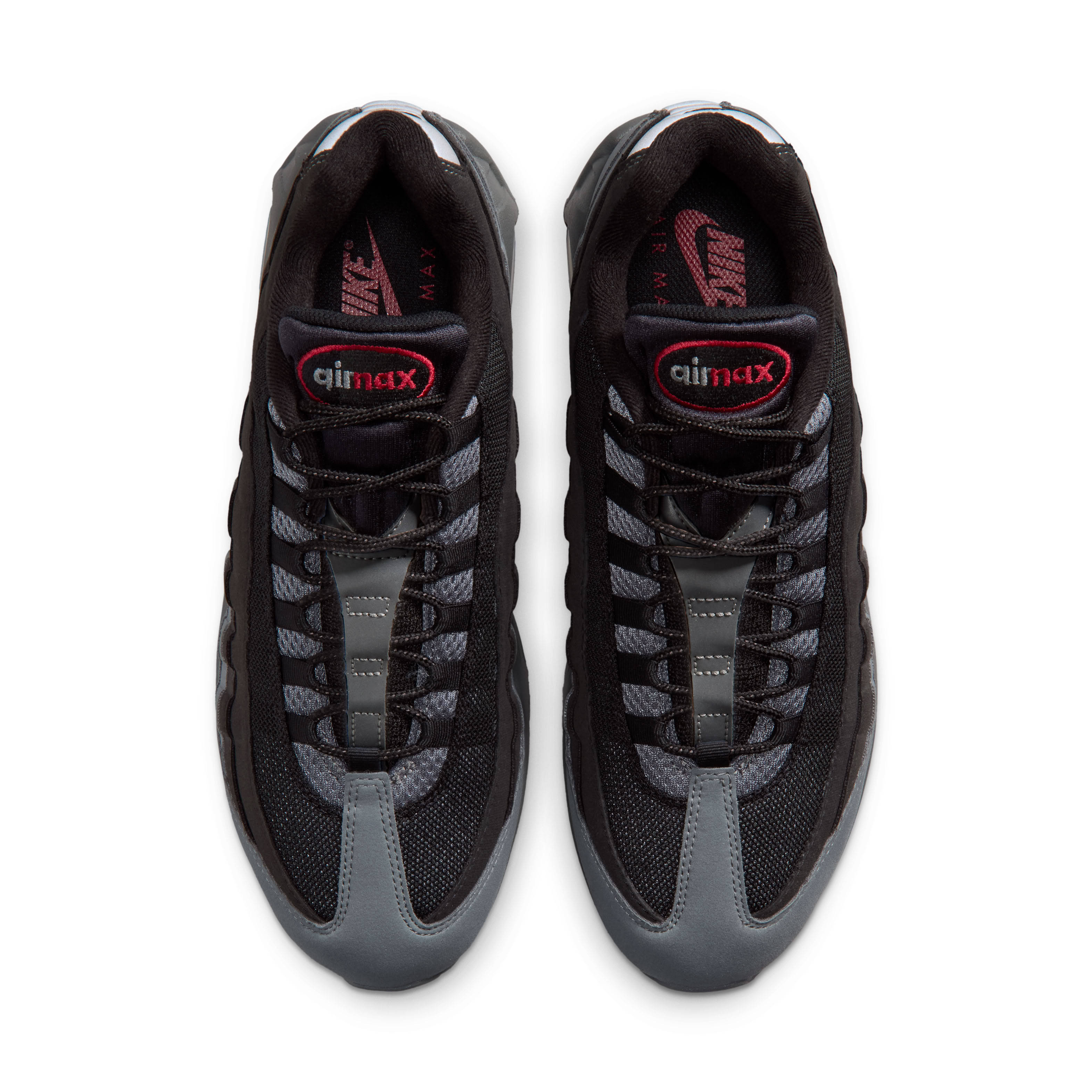 Nike Air Max 95 Big Bubble OG Black Tough Red Top