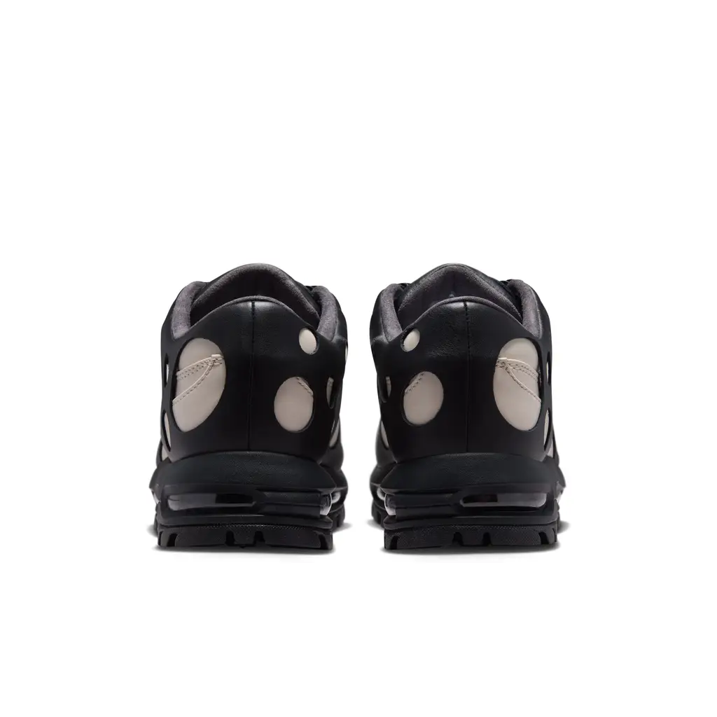 Nike Air Max Goadome Low Polka Dot Orewood heel view showing embossed Nike Air logo and cut-out heel panels