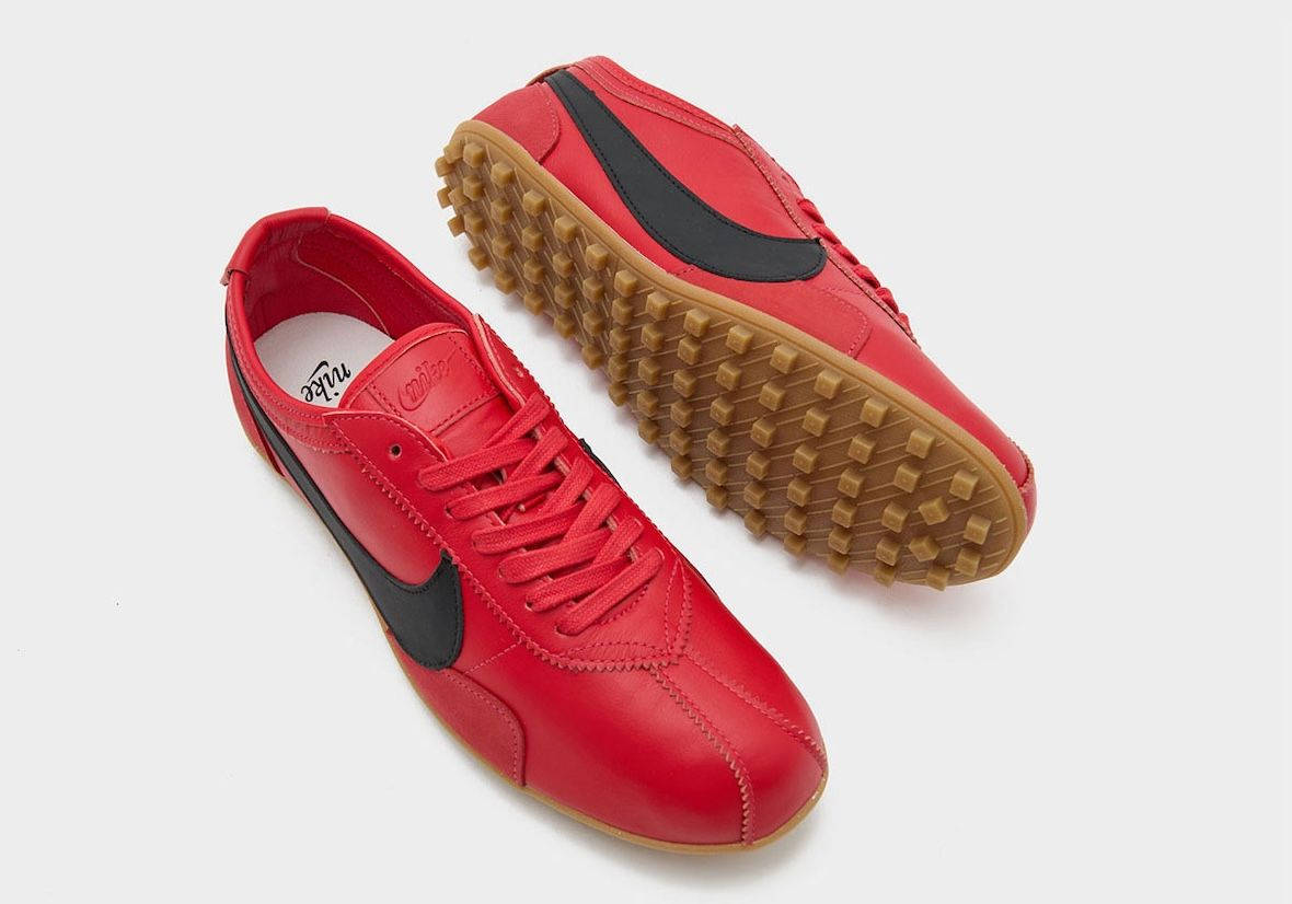 Nike Moon Shoe OG Leather SP Red Black IU3162-600 from top