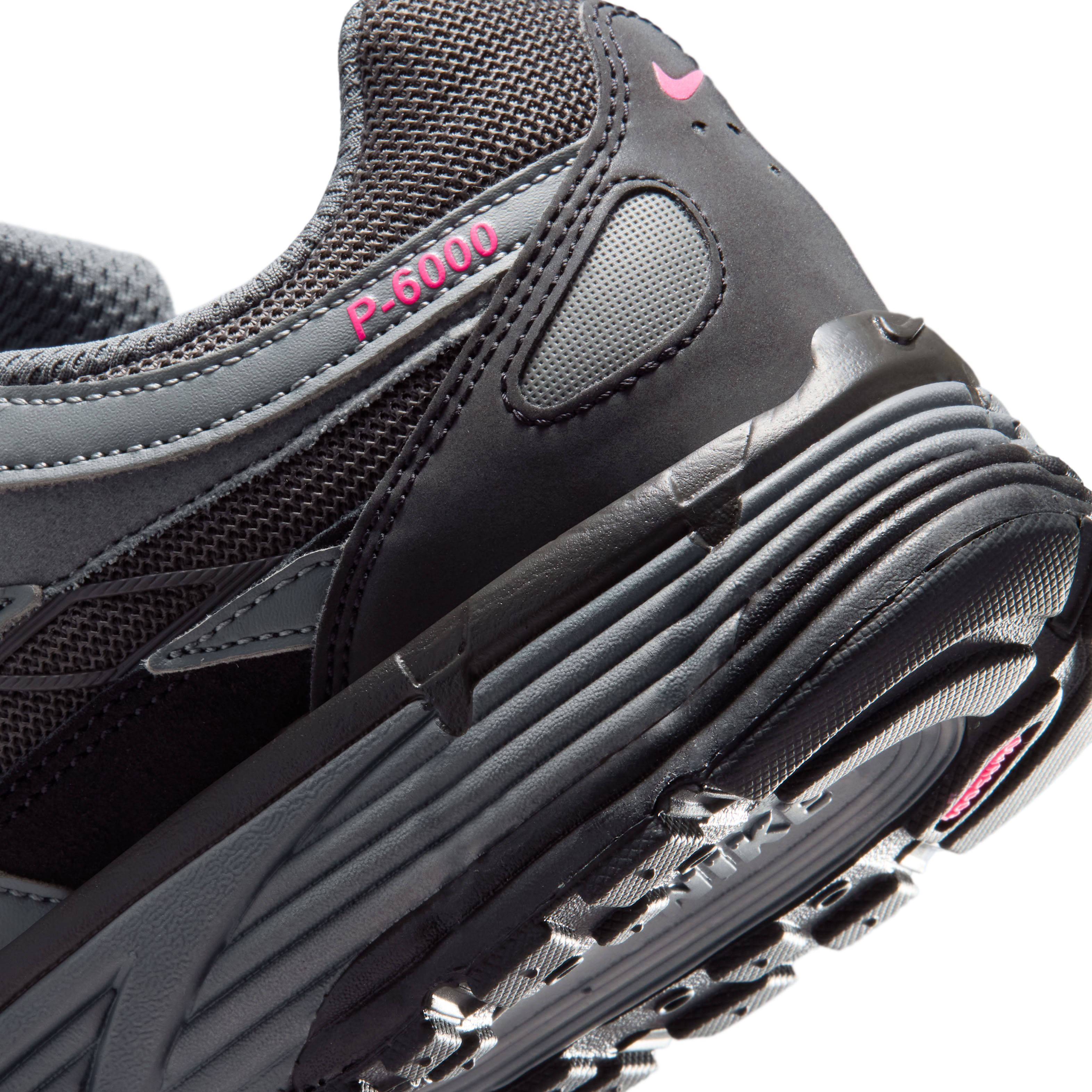 Nike P-6000 Anthracite Black Pink Detail 1