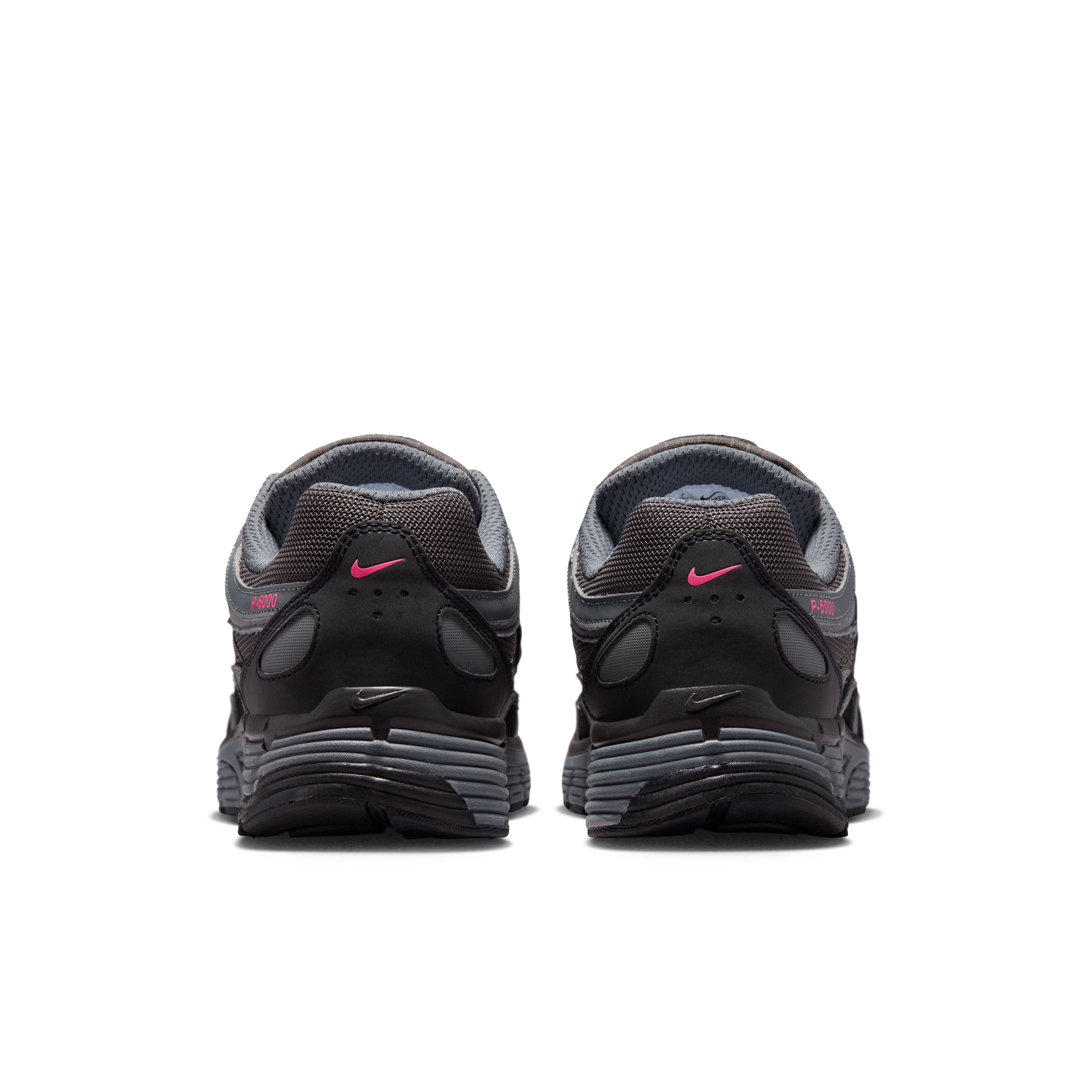 Nike P-6000 Anthracite Black Pink Heel