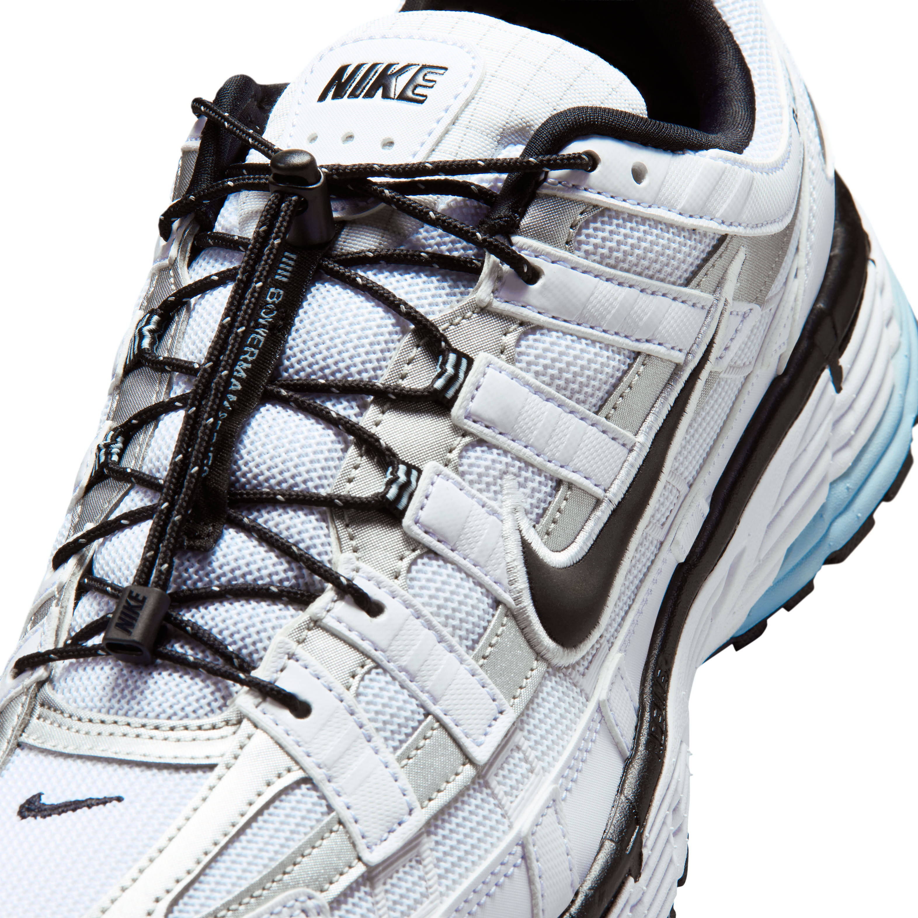 Nike P-6000 White Light Armoury Blue Detail