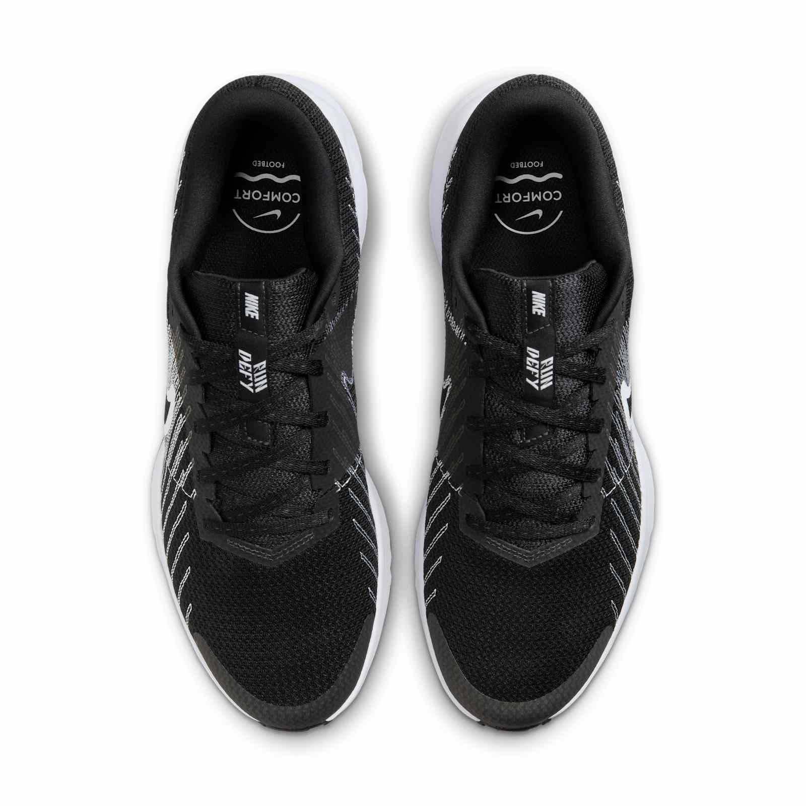 Nike Run Defy Black White HM9594-004 middle