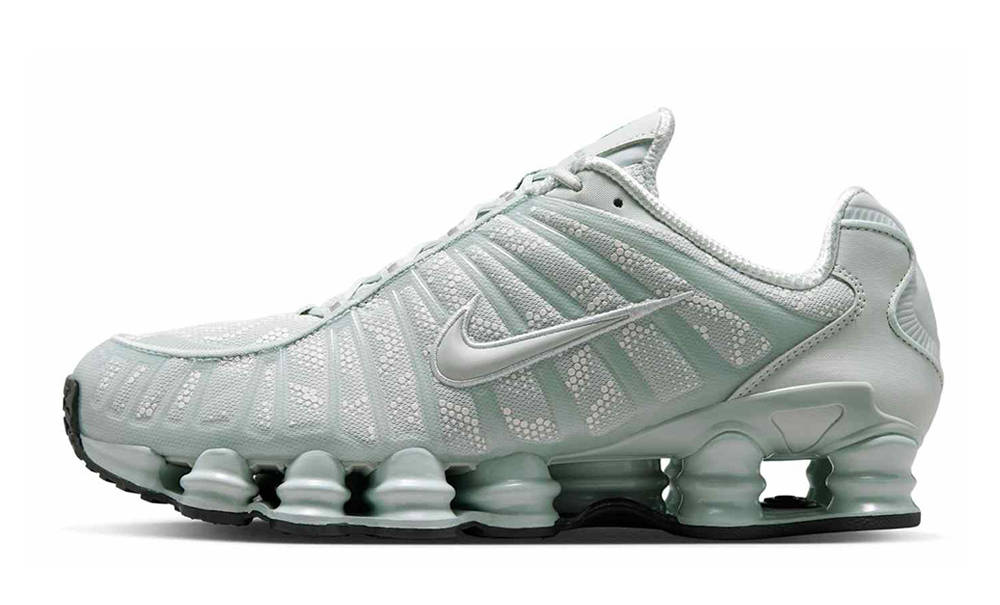 Nike Shox TL Light Silver Newsprint IM4687-002