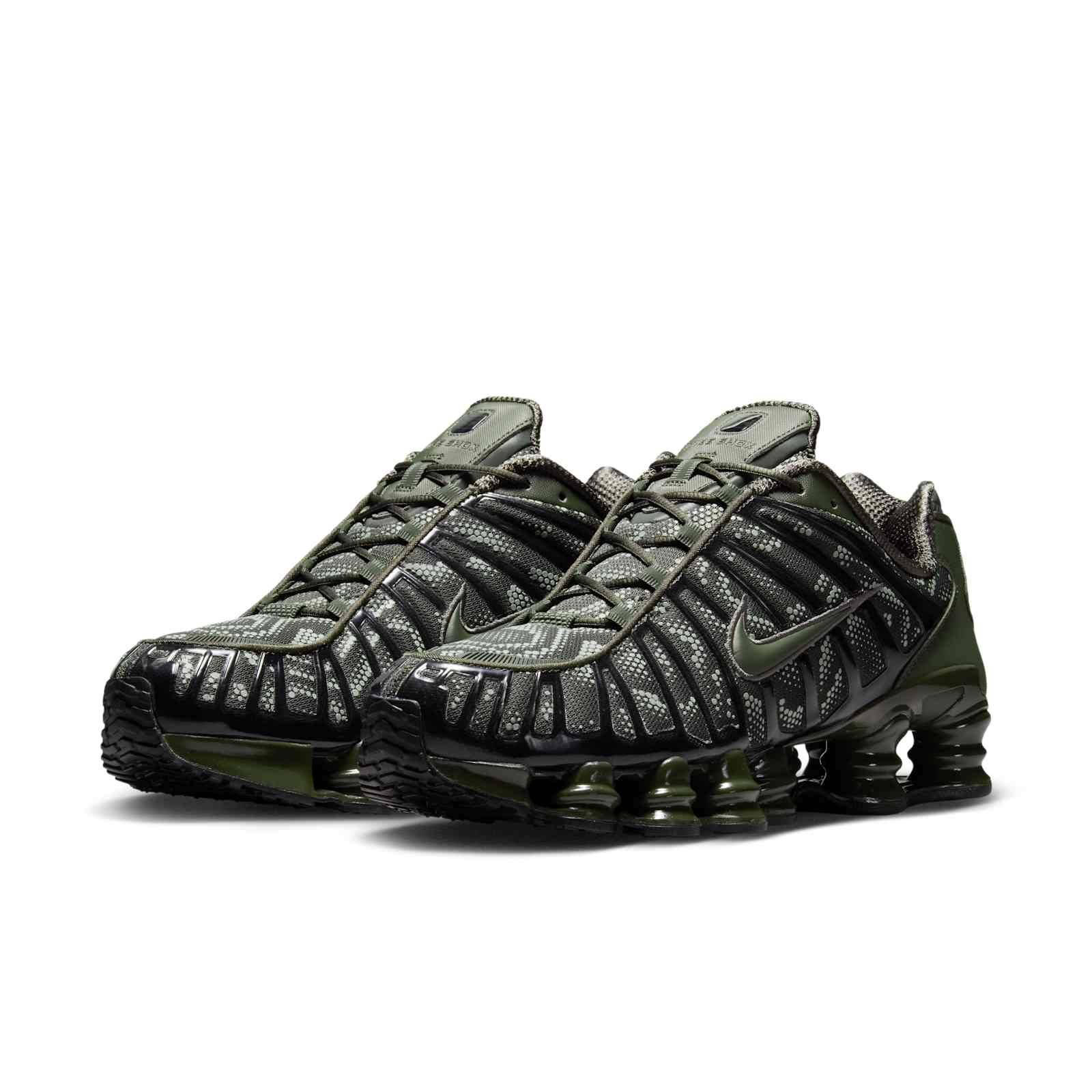 Nike Shox TL Newsprint Black IM4687-001 front