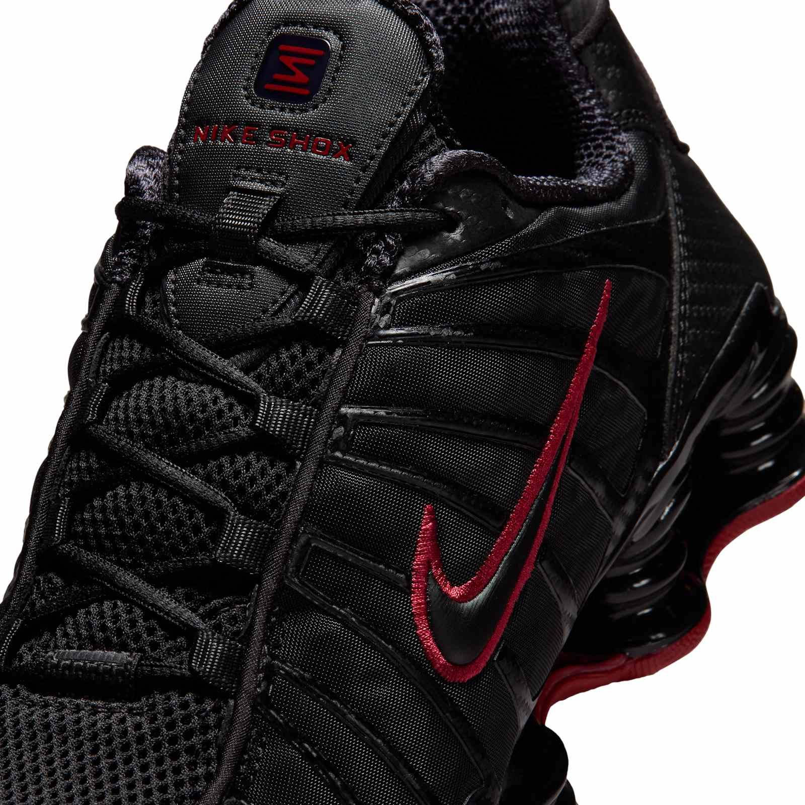 Nike Shox TL SE Black Tough Red IQ8261-001 side