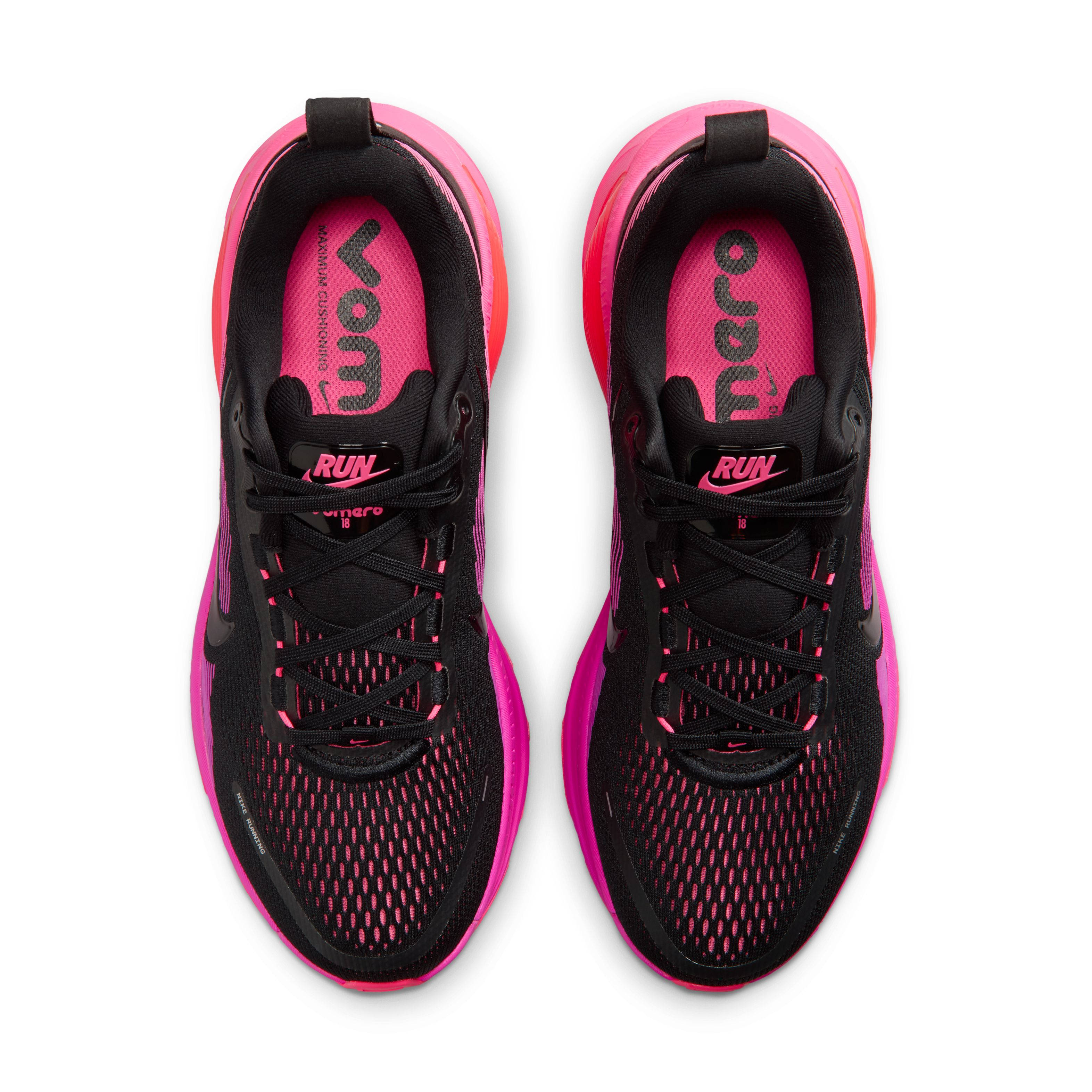 Nike Vomero 18 Black Pink Purple HM6804-013 middle