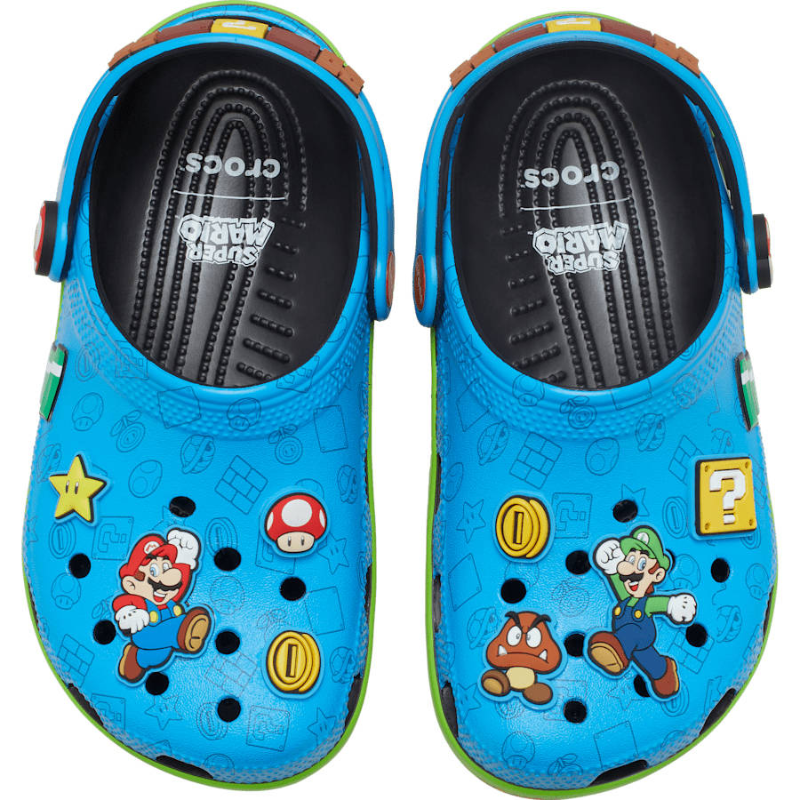 Nintendo x Crocs Classic Clog BG Super Mario Blue 212139-90H middle