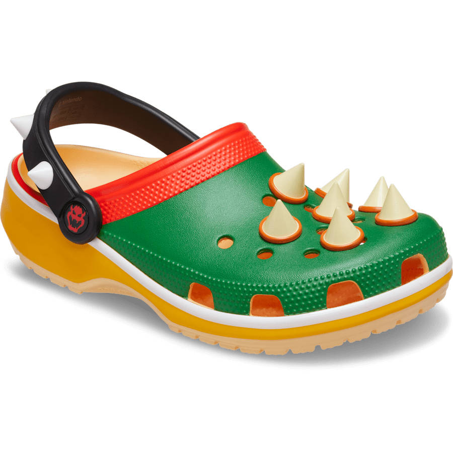 Nintendo x Crocs Classic Clog Bowser Green Multi 212135-90H side