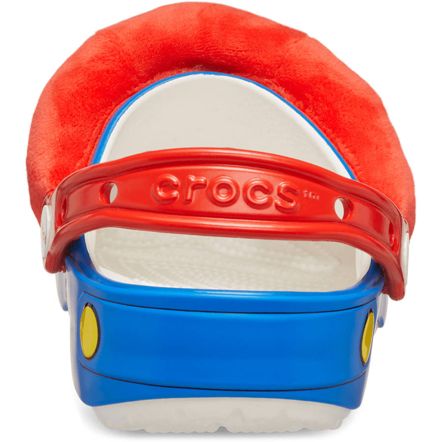 Nintendo x Crocs Classic Clog Mario Red Multi 212134-90H back
